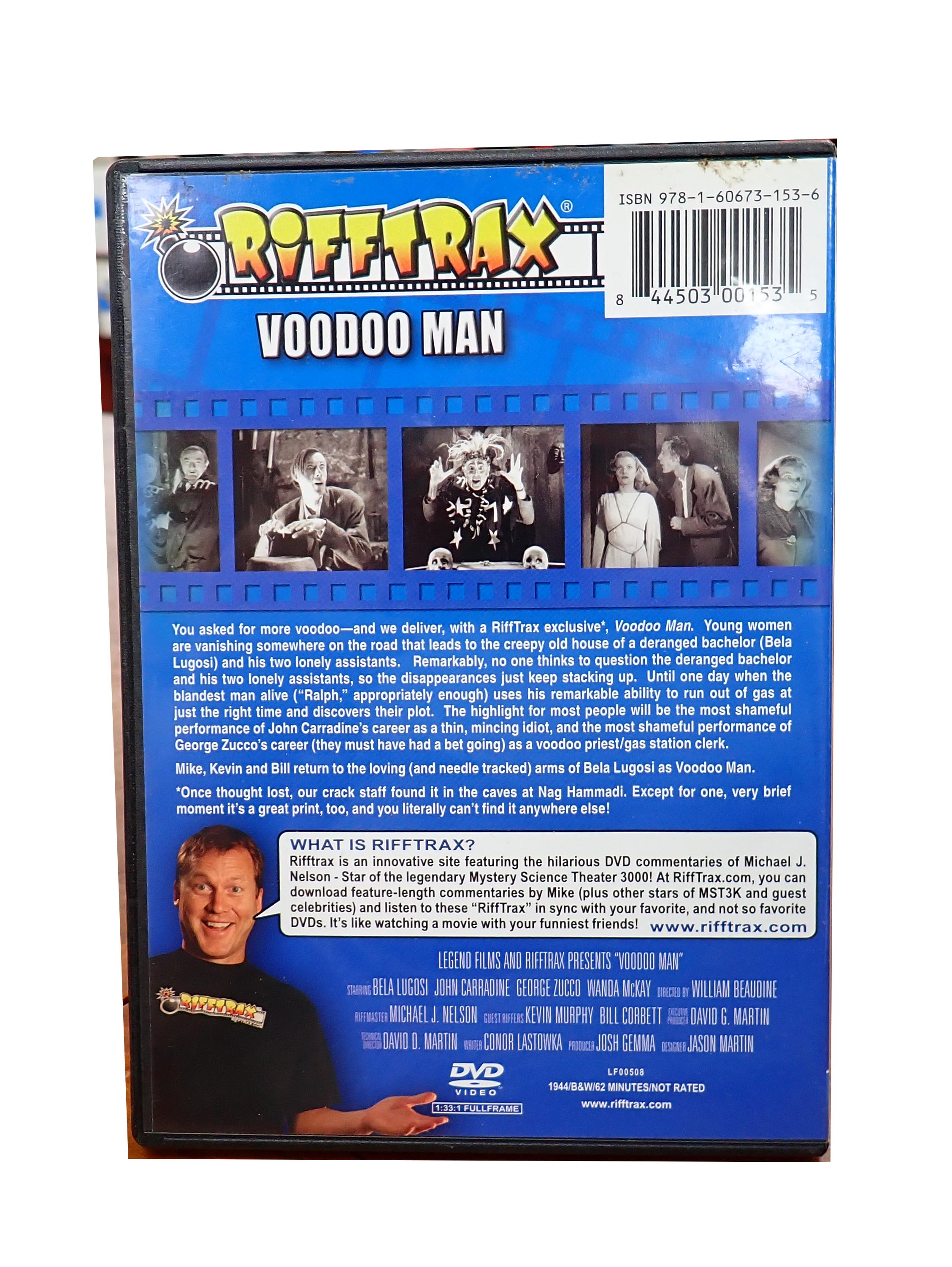 Rifftrax: Voodoo Man - [DVD] (Pre-Owned)