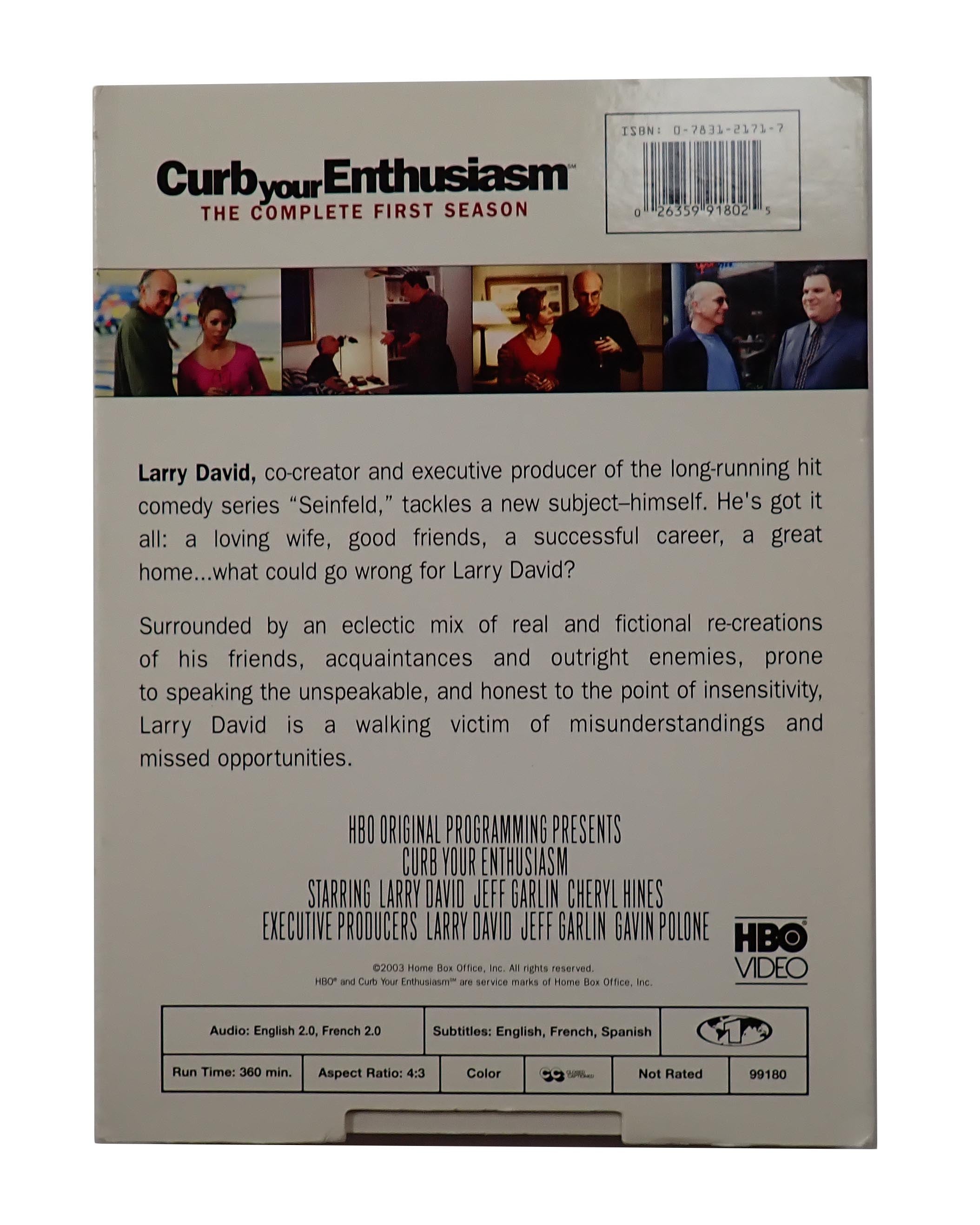 Curb Your Enthusiasm: The Complete First Season - DVD