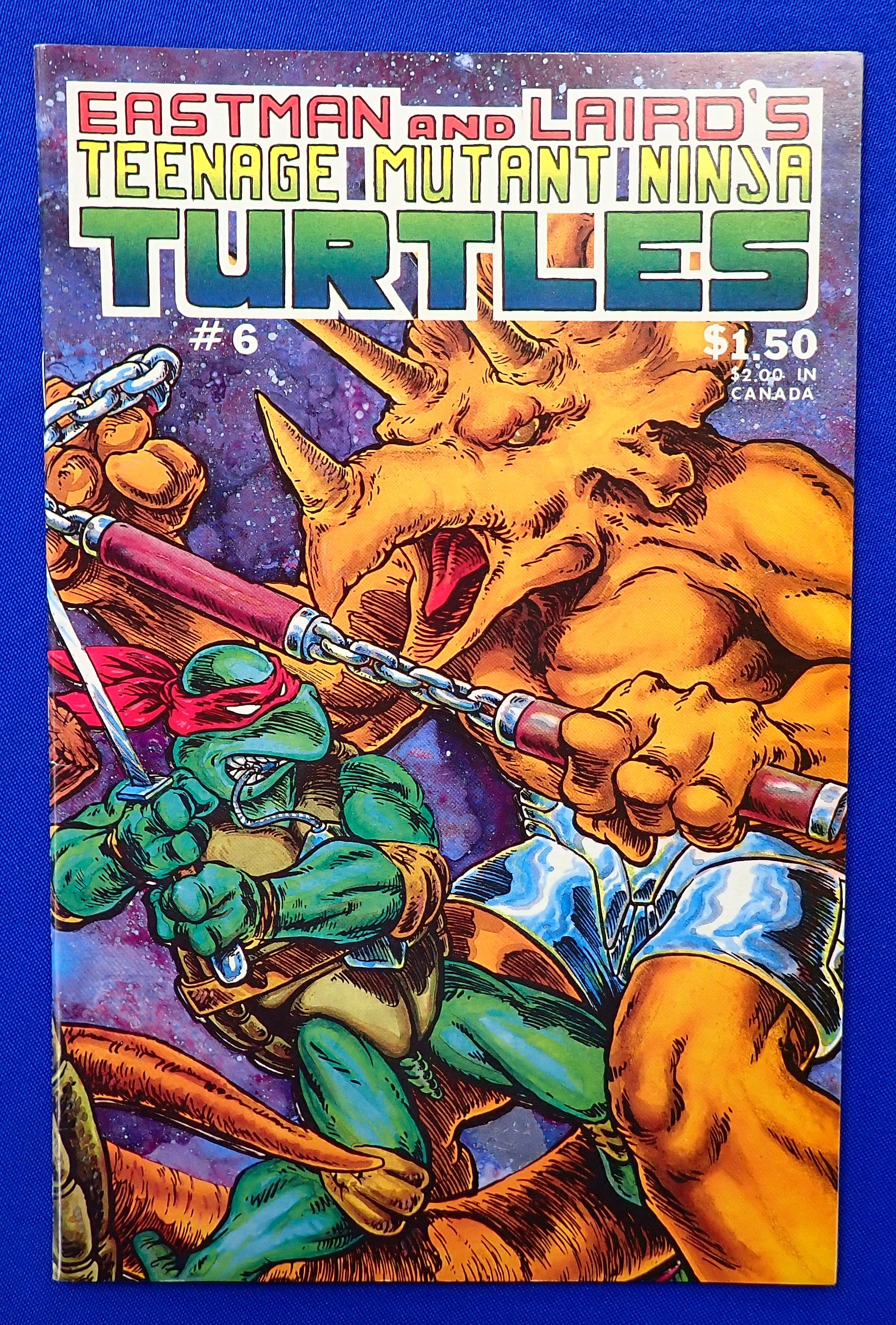 Teenage Mutant Ninja Turtles #6 (1986) - NM+ (9.4) - 1st App. Zanramon