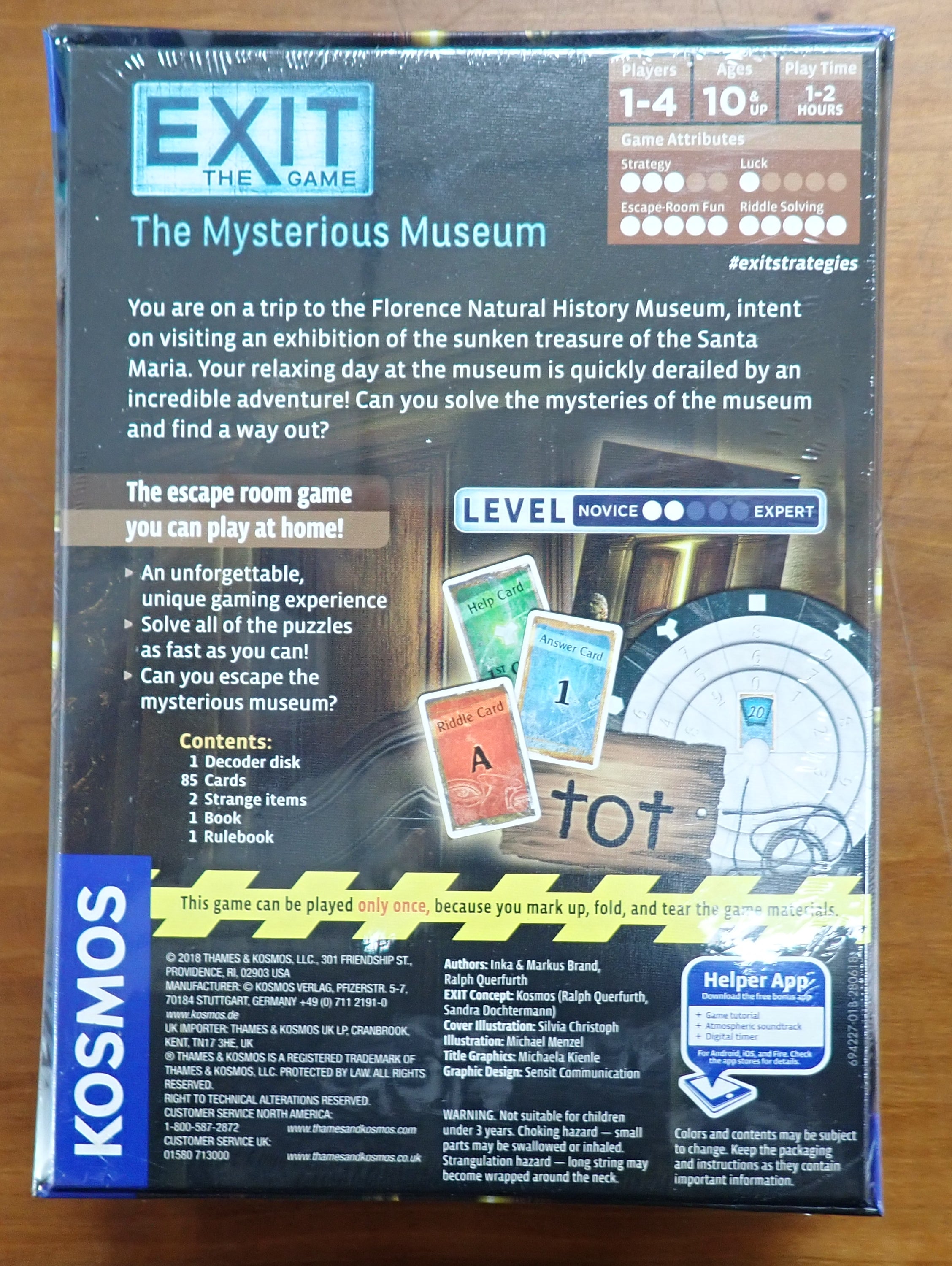 Exit the Game: The Mysterious Museum (Used)