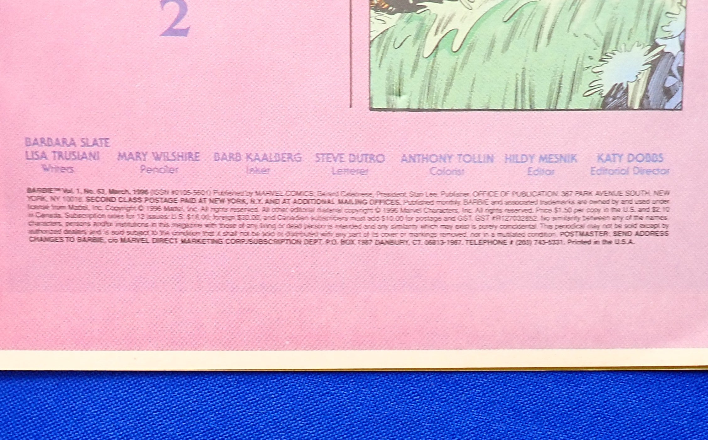 Flying Hero Barbie #63 (1996) - NM (9.4) - Final Issue, Low Print Run
