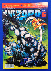 Wizard: Guide to Comics #6 (1992) - NM (9.4) - Rare Grey Hulk Variant