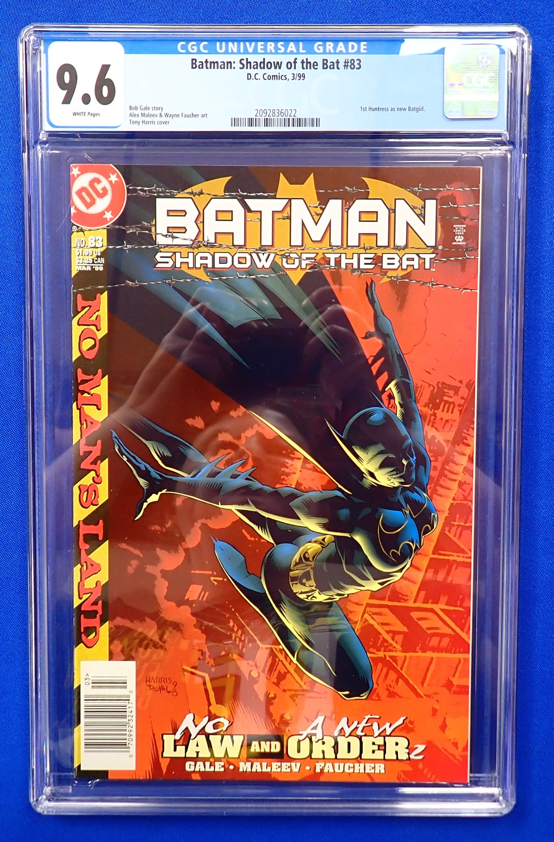 Batman: Shadow of the Bat #83 (1999) - CGC 9.6 - 1st Huntress as new Batgirl