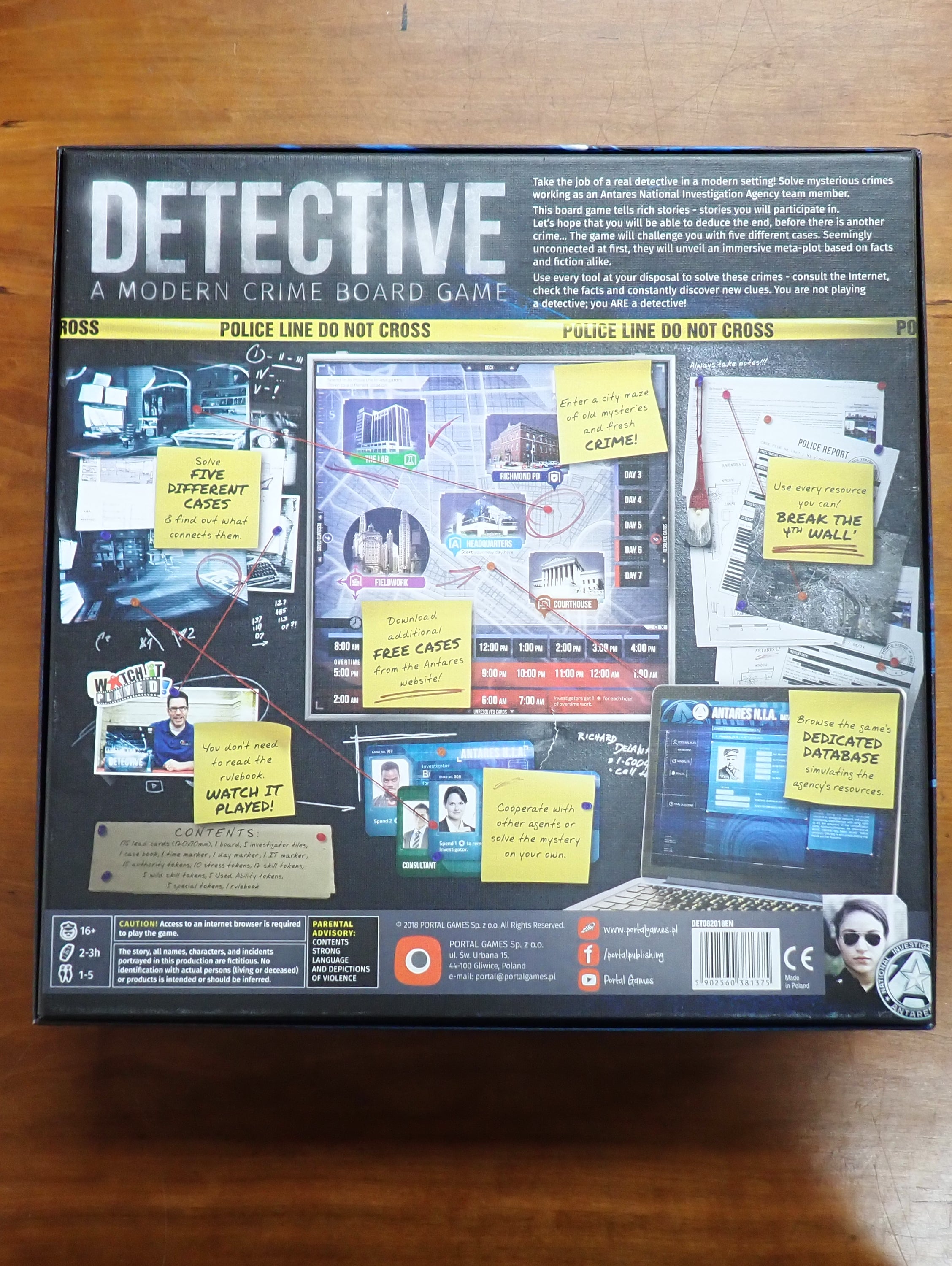 Detective: A Modern Crime Board Game (Used)