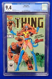 Thing #35 (1986) - CGC 9.4 - Sharon Ventura becomes Ms. Marvel