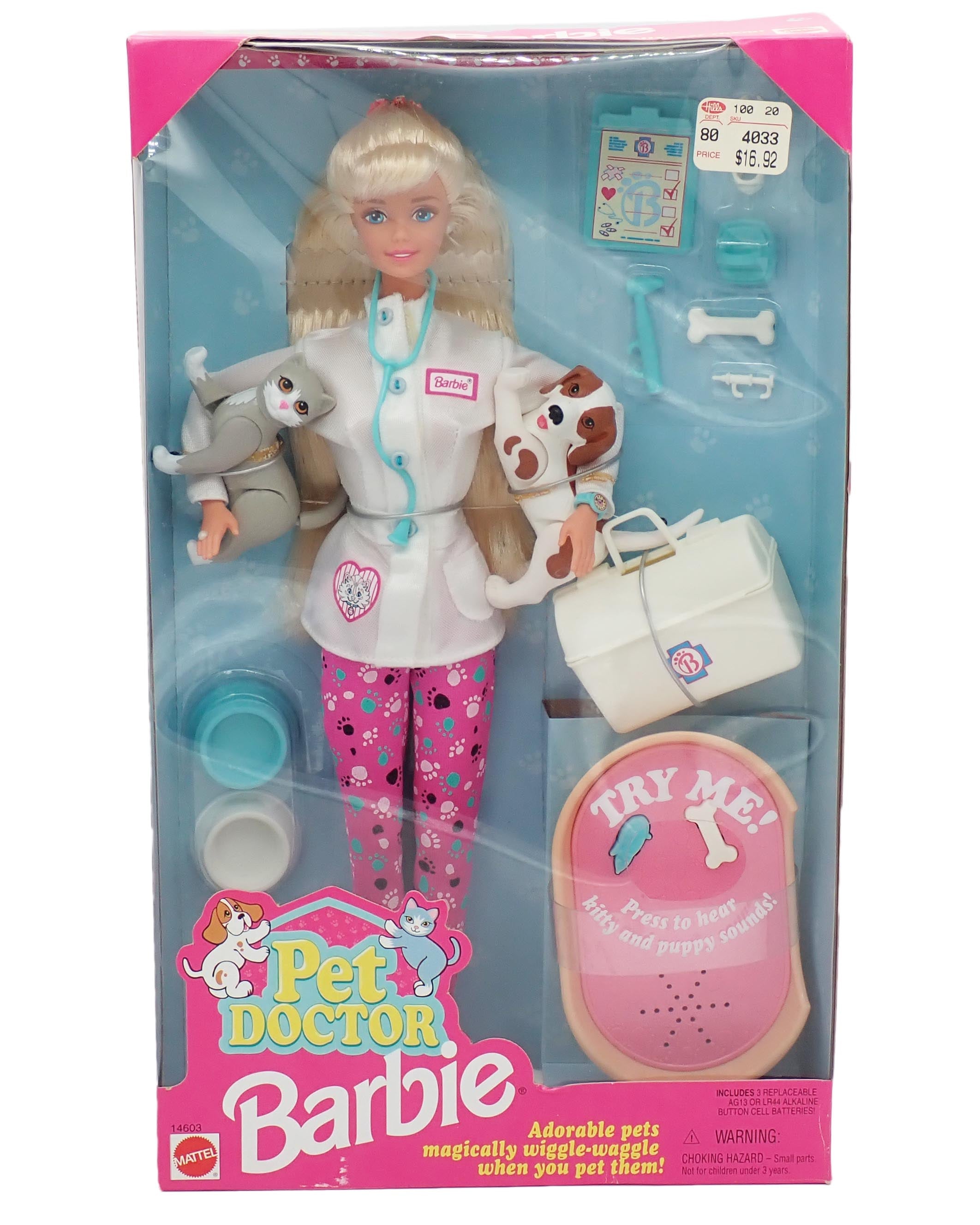 1996 Pet Doctor Barbie [Pre-Owned]