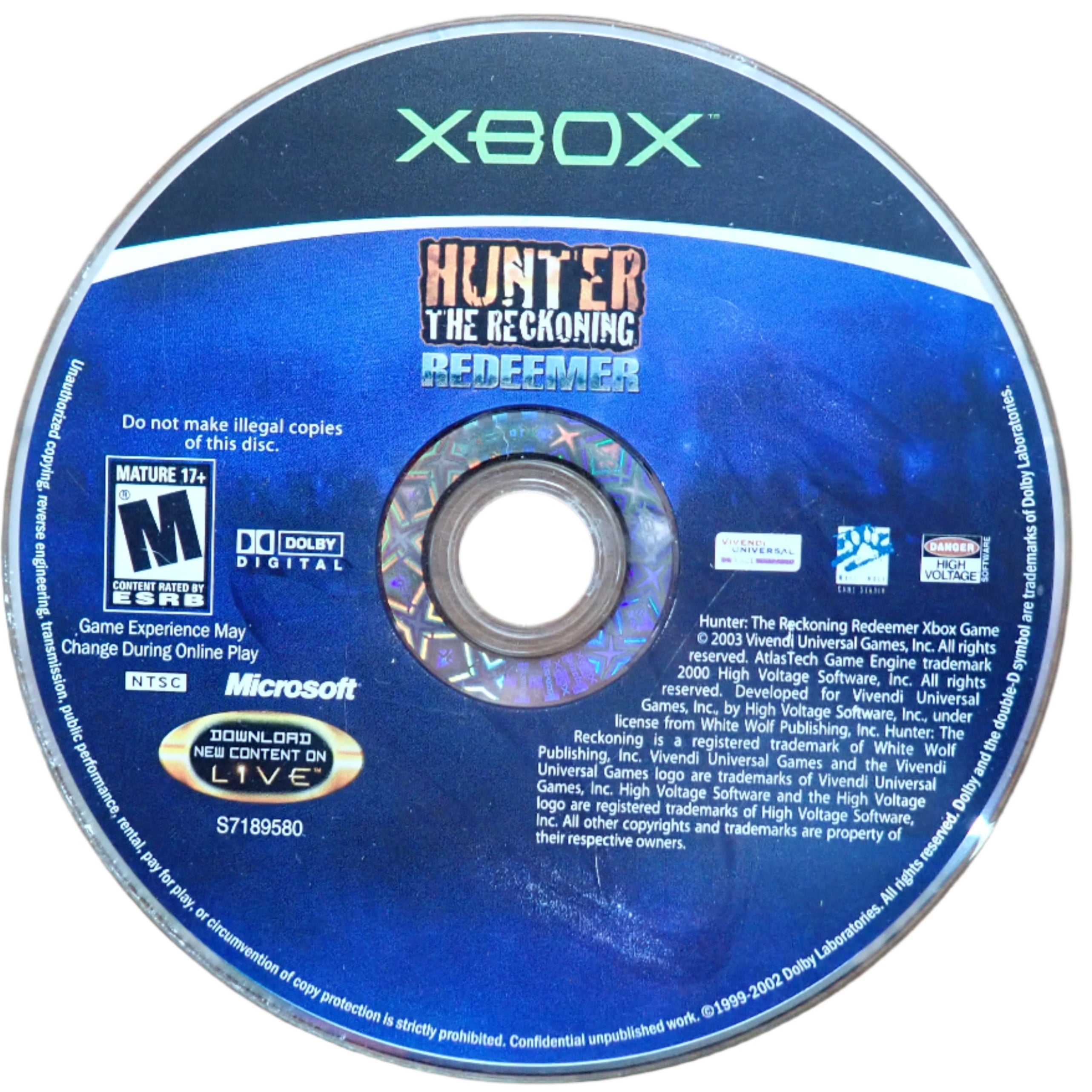 Hunter: The Reckoning Redeemer - Xbox