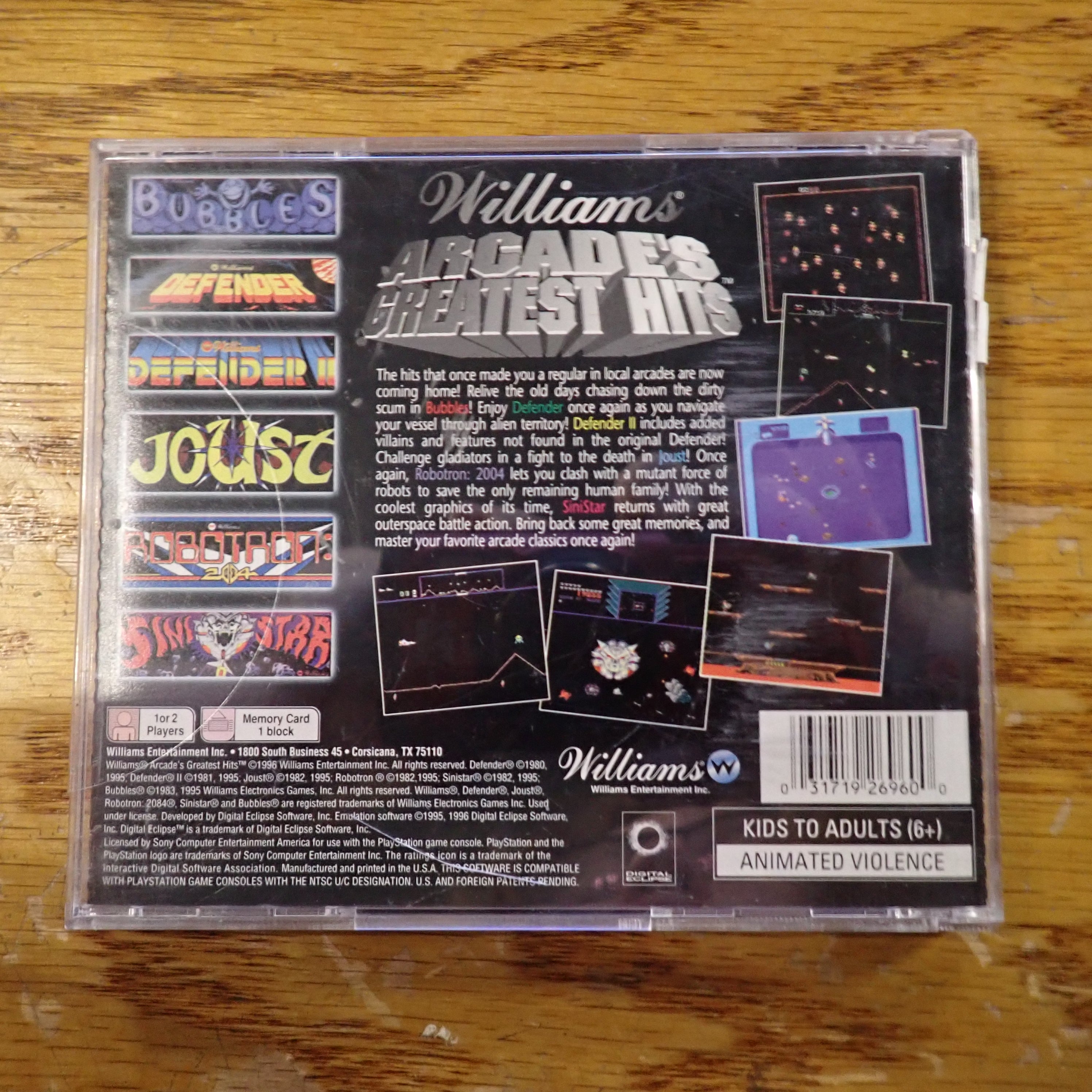 Arcade's Greatest Hits - PS1