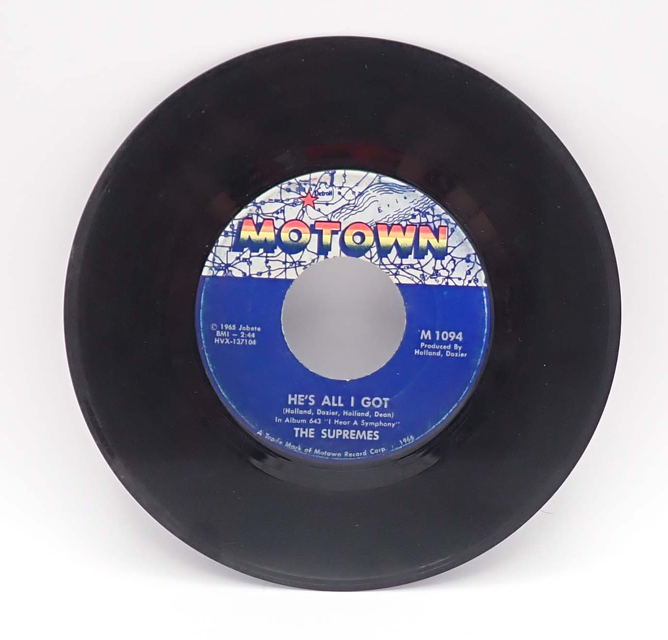 The Supremes - He's All I Got/Love Is Like An Itching In My Heart - Vinyl