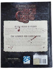 Players Guide to High Clans - Vampire: The Dark Ages [USED]
