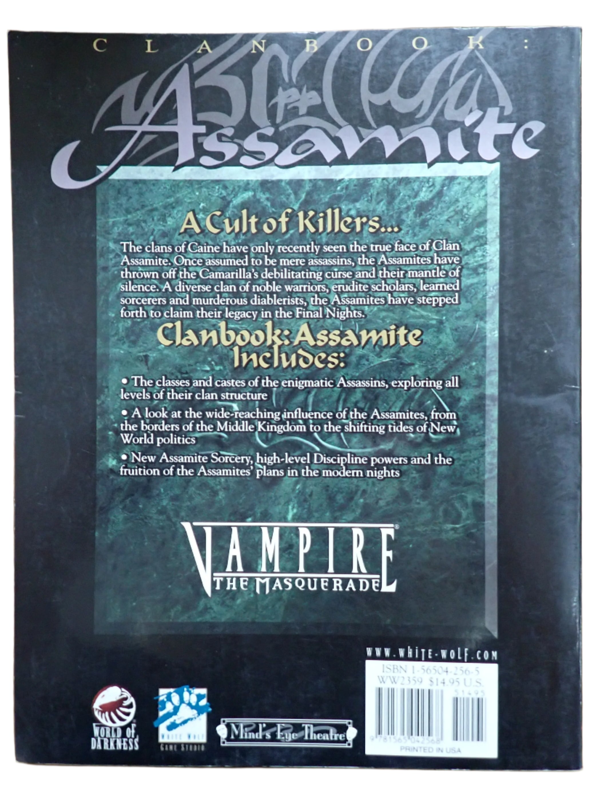 Clanbook Assamite (Revised Edition) - Vampire: The Masquerade [USED]