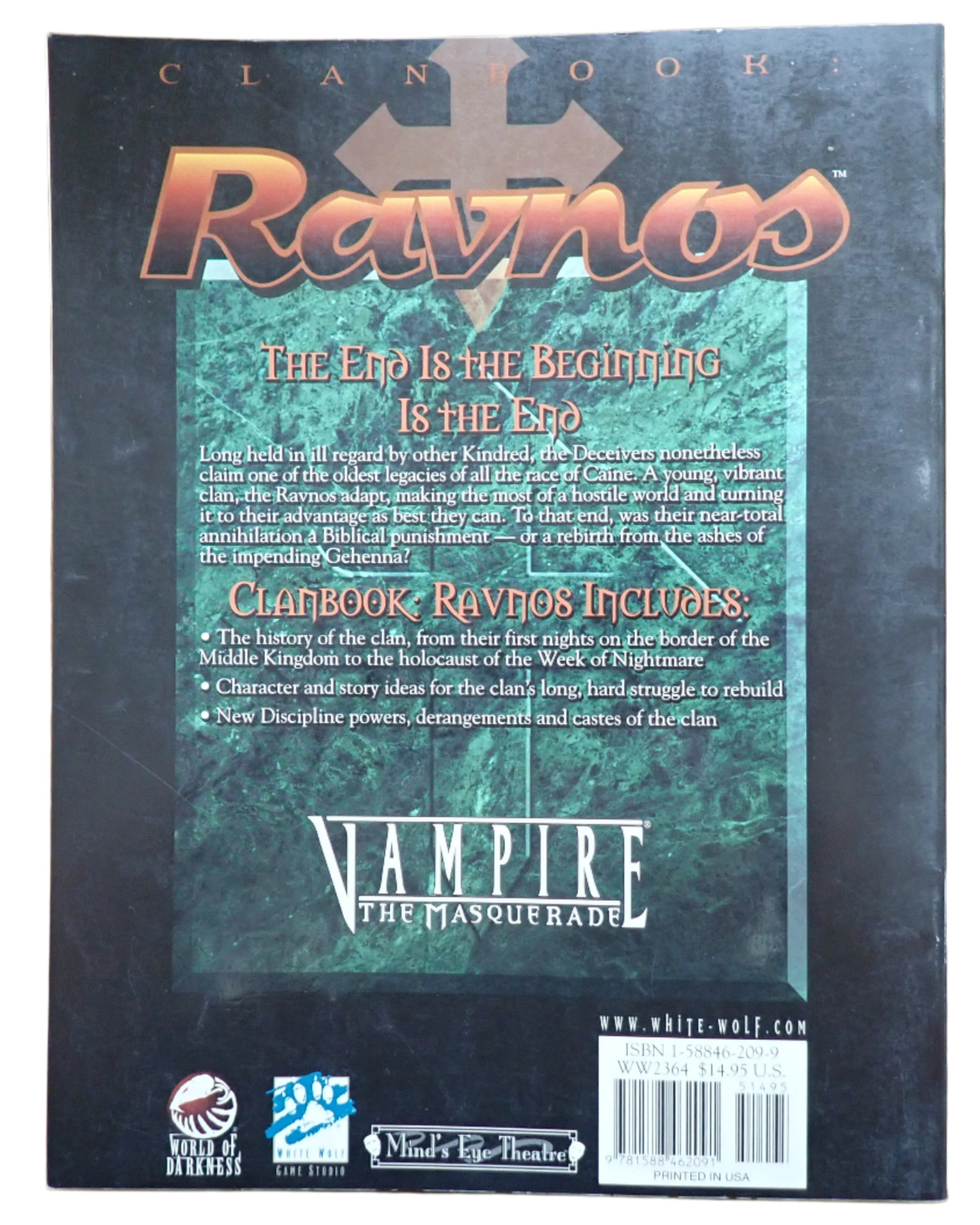 Clanbook: Ravnos (Revised Edition) - Vampire: The Masquerade [USED]