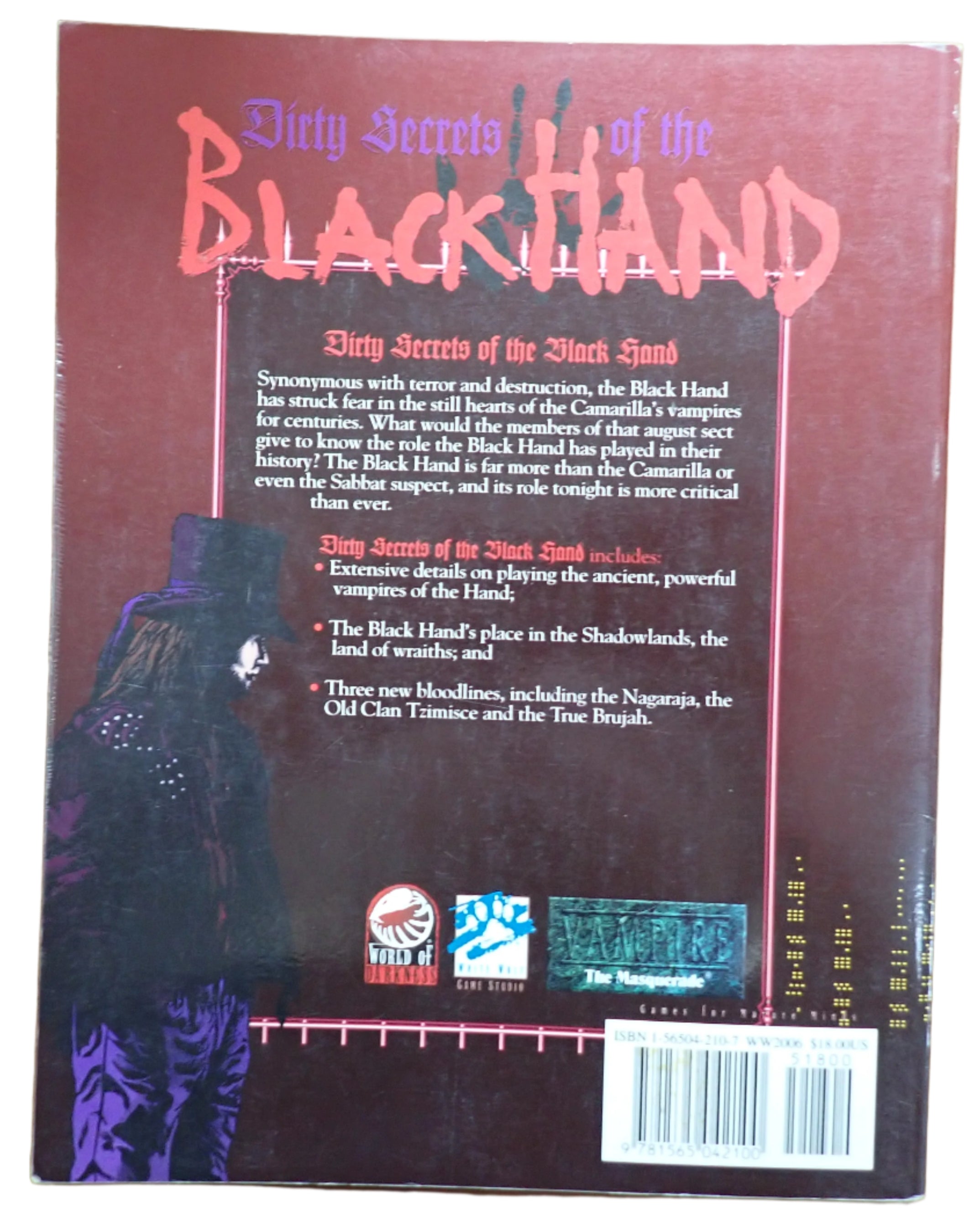 Dirty Secrets of the Black Hand - Vampire: The Masquerade [USED]