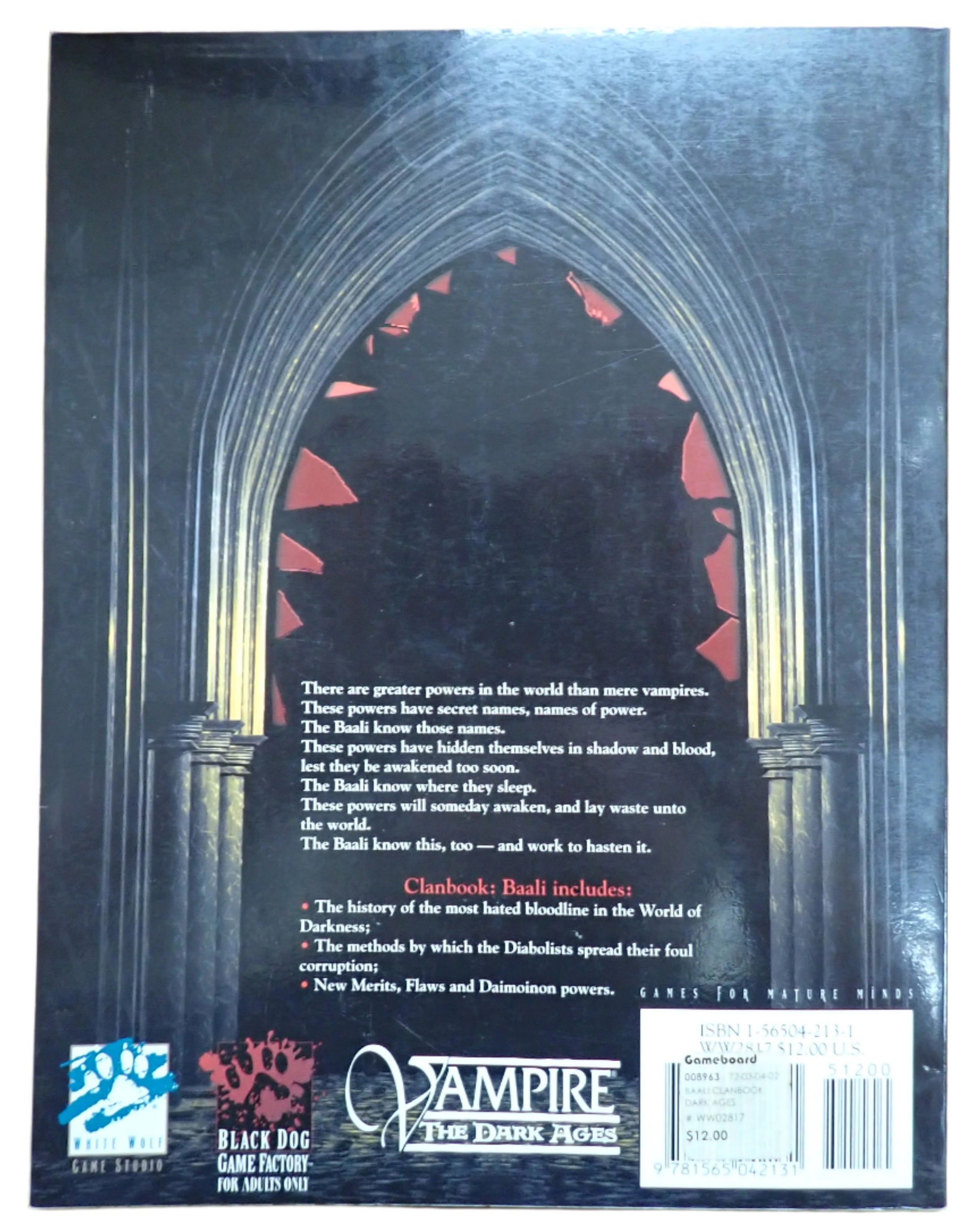 Clanbook: Baali - Vampire: The Dark Ages [USED]
