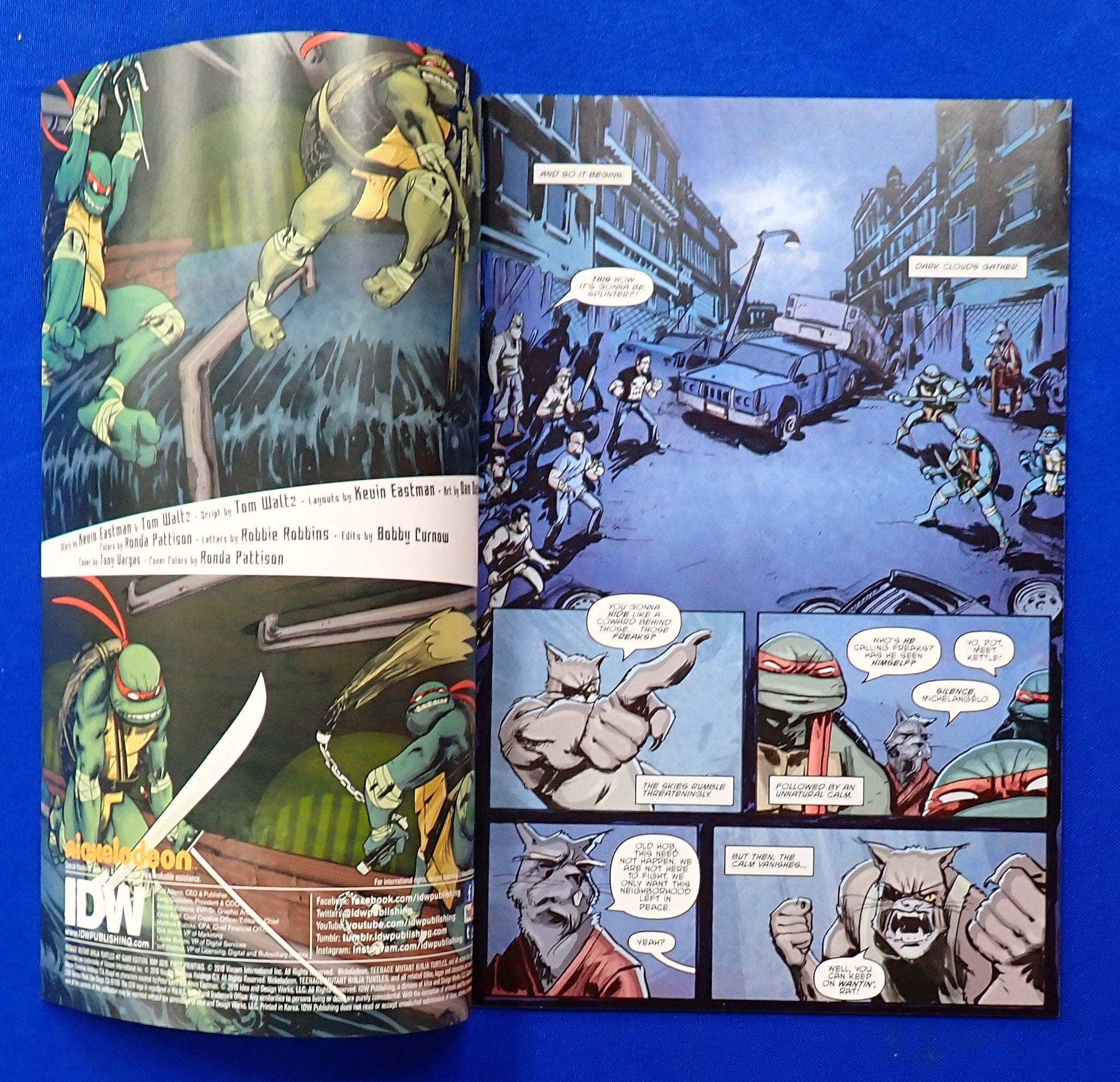 Teenage Mutant Ninja Turtles #1 (2016) - NM+ (9.0+) - Kickstarter Game Exclusive Cover