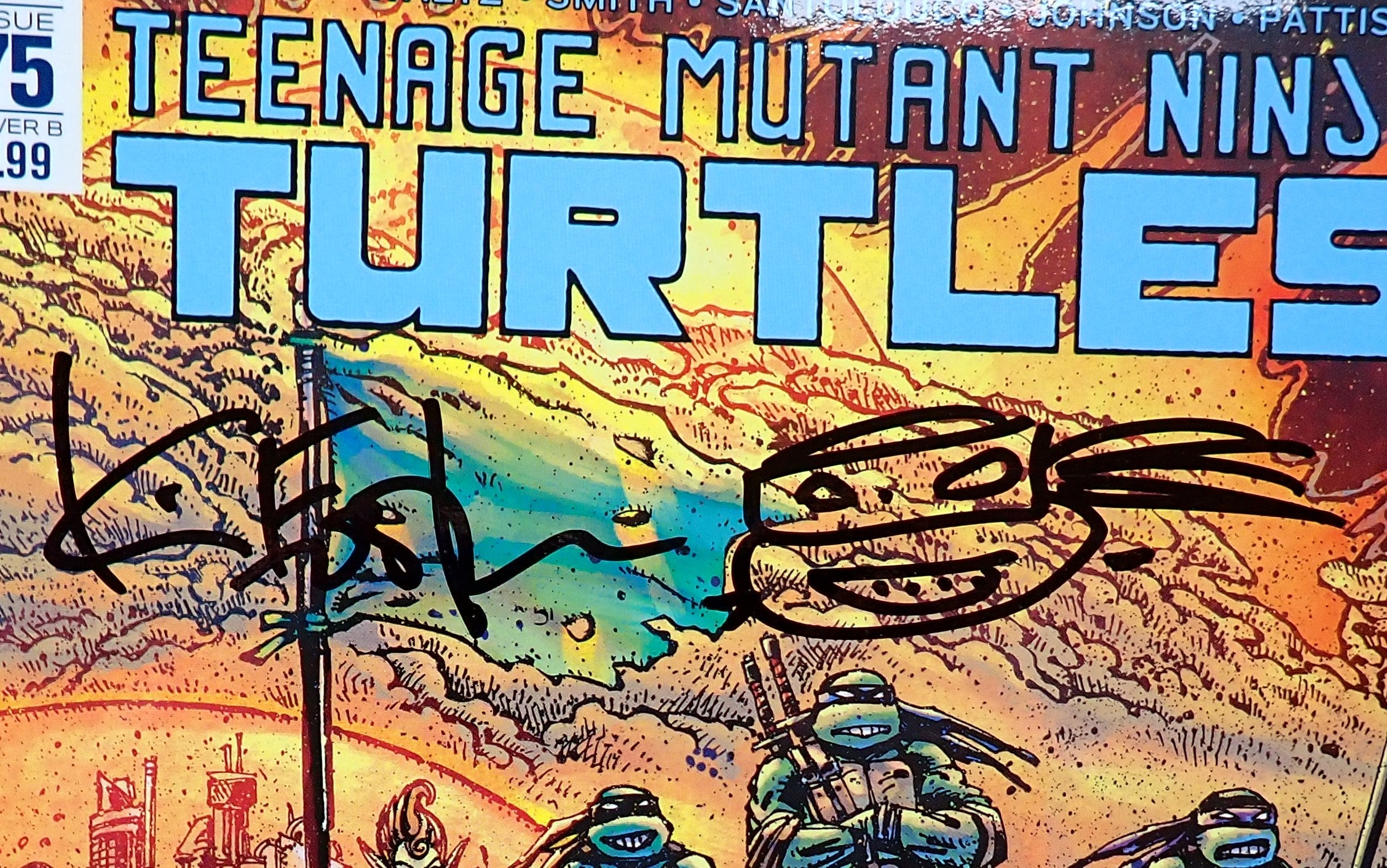 Teenage Mutant Ninja Turtles #75 (2017) - NM+ (9.8) - SIGNED Kevin Eastman no COA