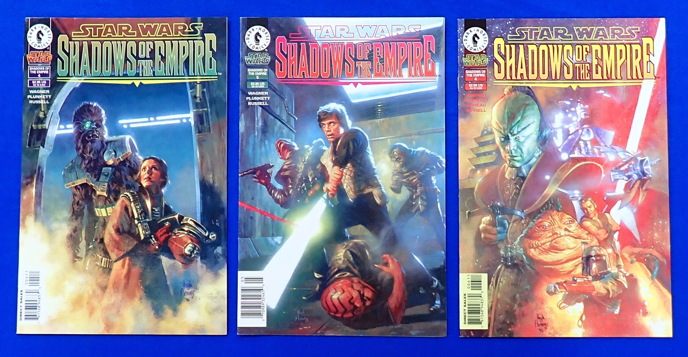 Star Wars: Shadows of the Empire (1996) #1-6 - VF/NM (9.0) - Complete Set