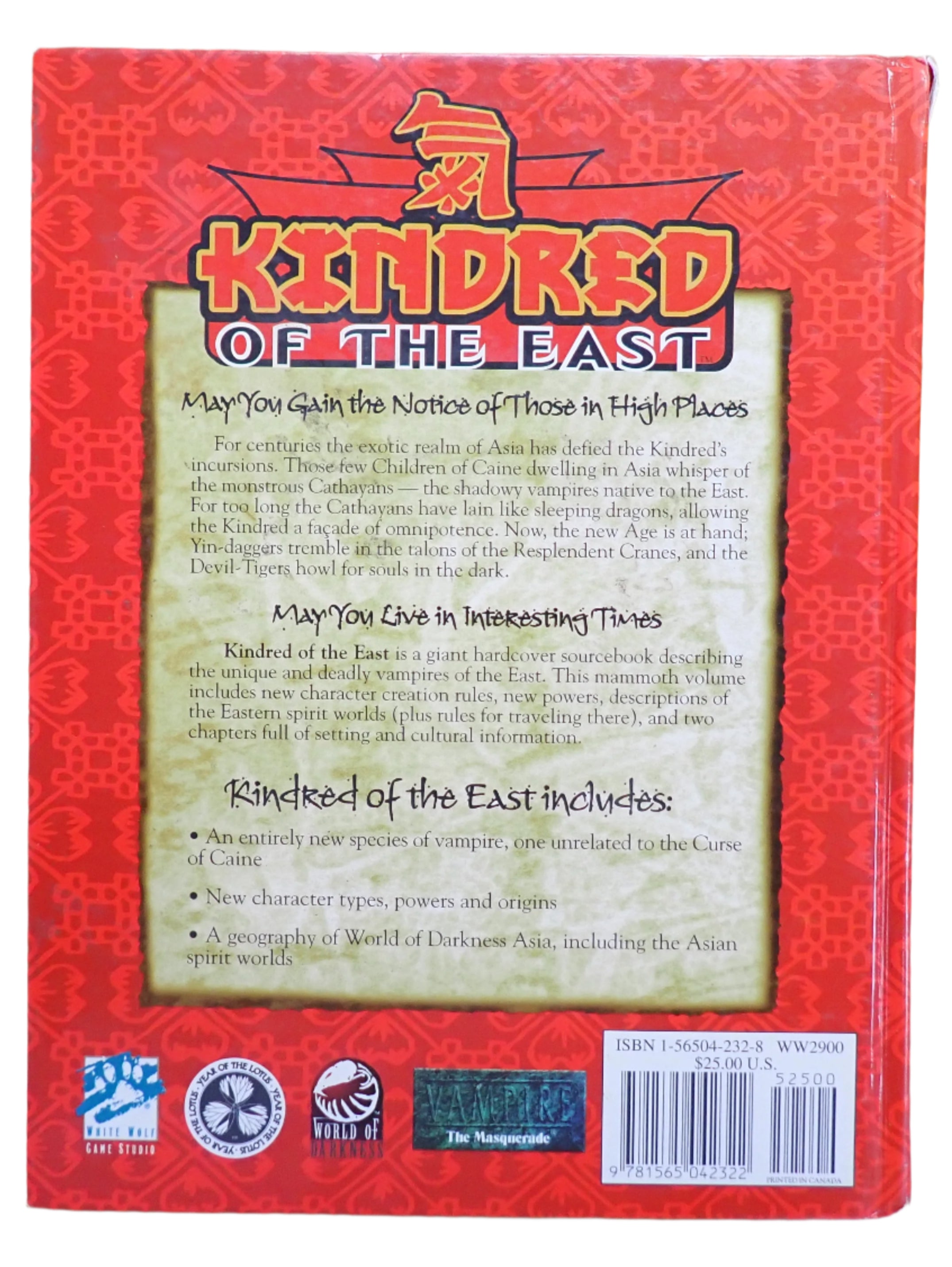Kindred of the East - Vampire: The Masquerade  [USED]