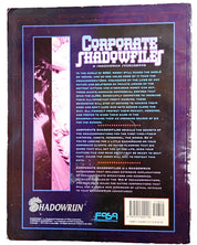 Corporate Shadow Files - Shadowrun [Pre-Owned]