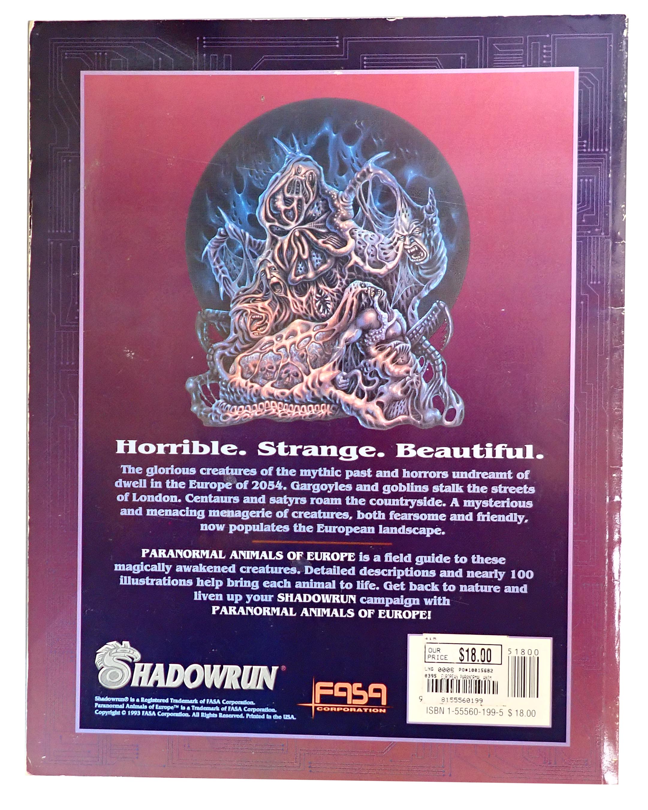 Paranormal Animals of Europe - Shadowrun (1993) [Pre-Owned]