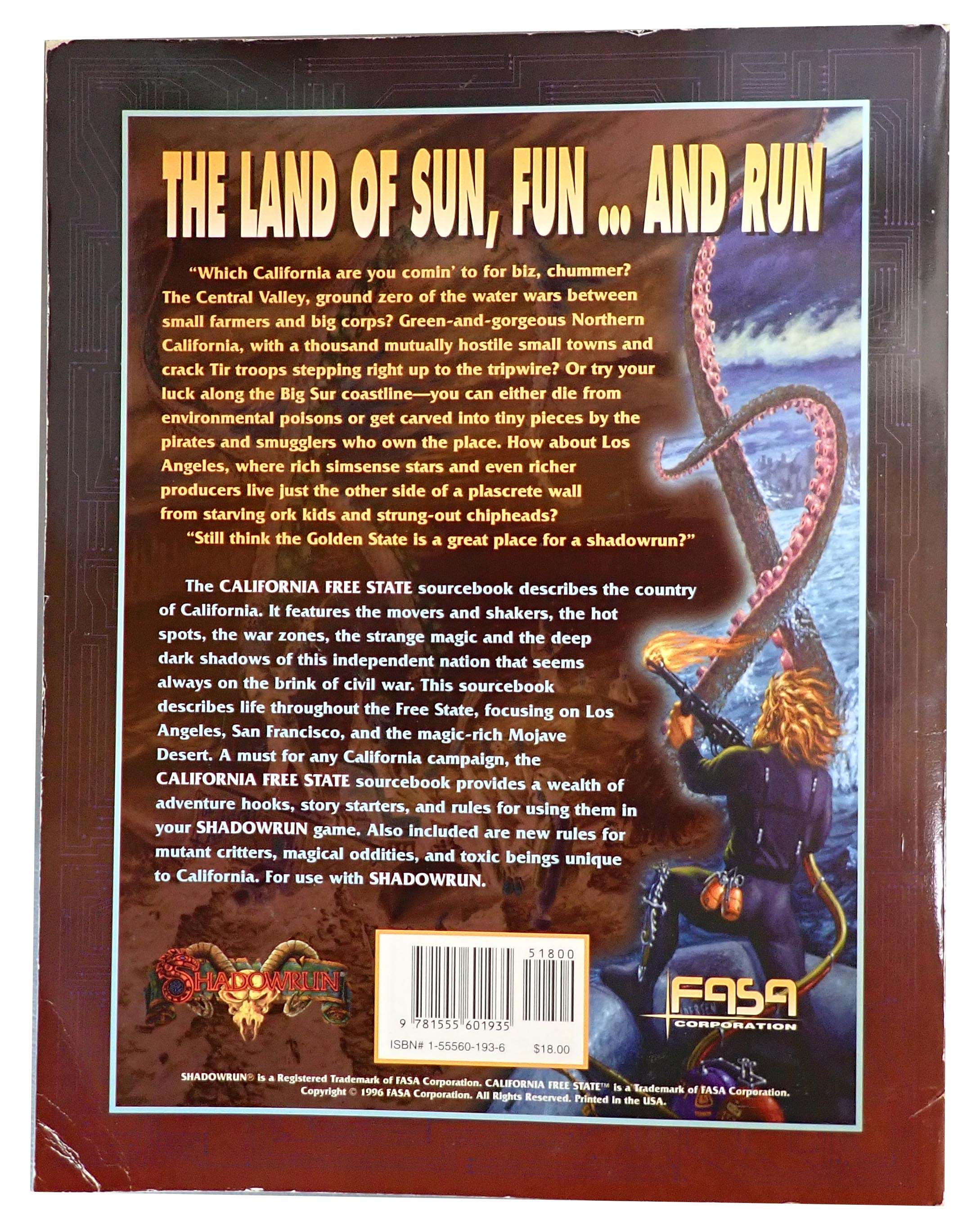 California Free State - Shadowrun (1996) [Pre-Owned]