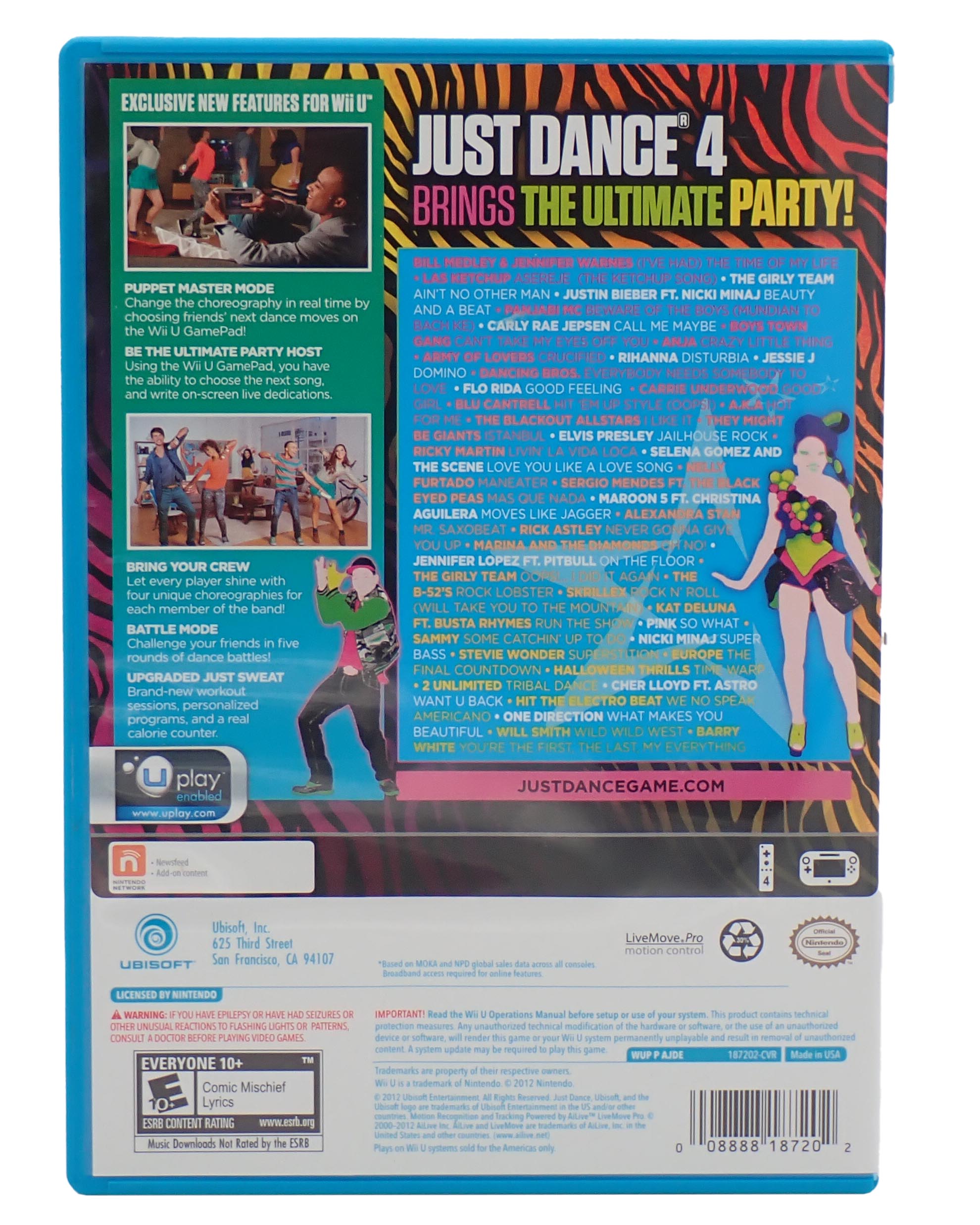 Just Dance 4 - Wii U
