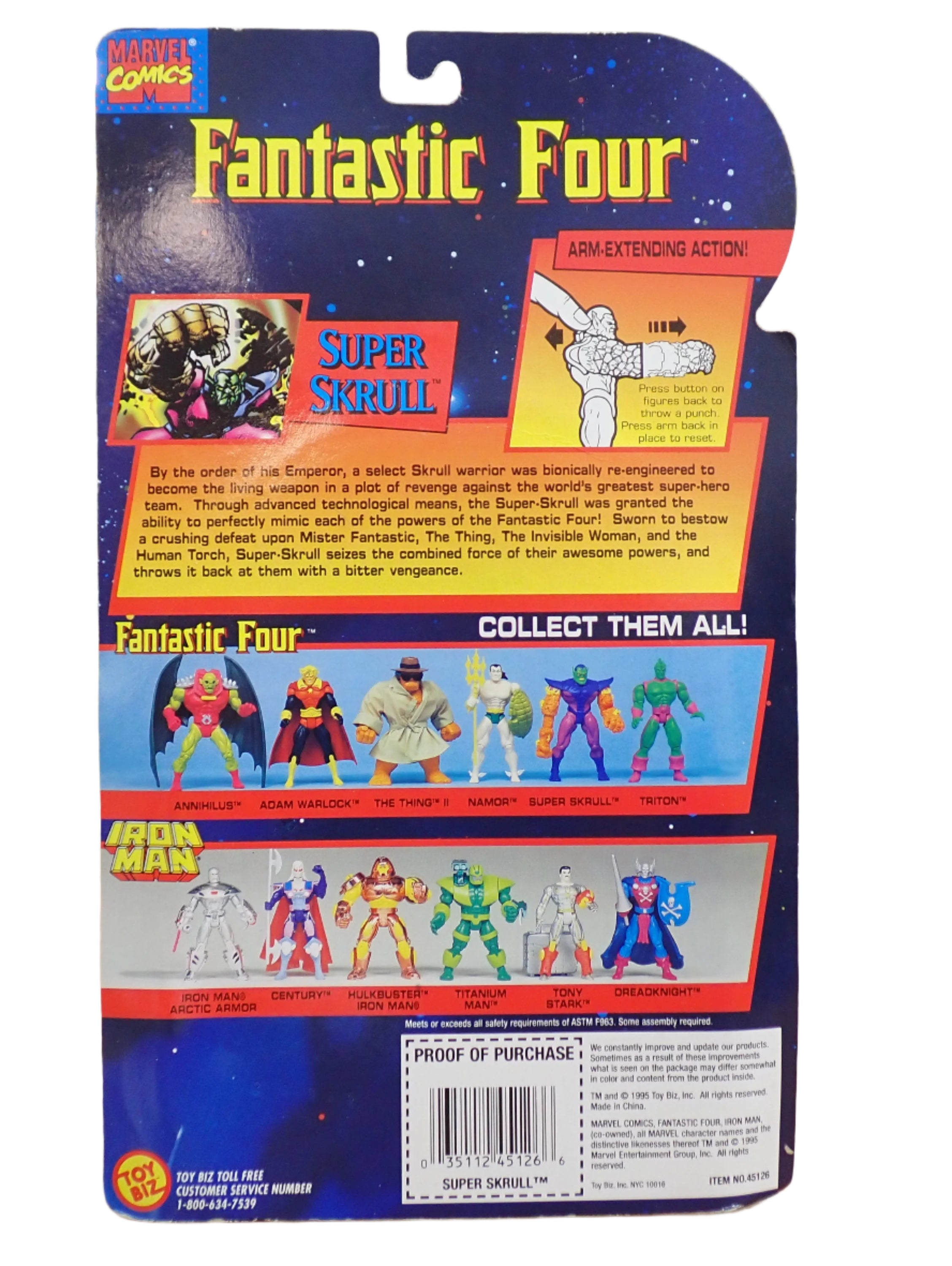 Fantastic 4 Toy Biz Super Skrull