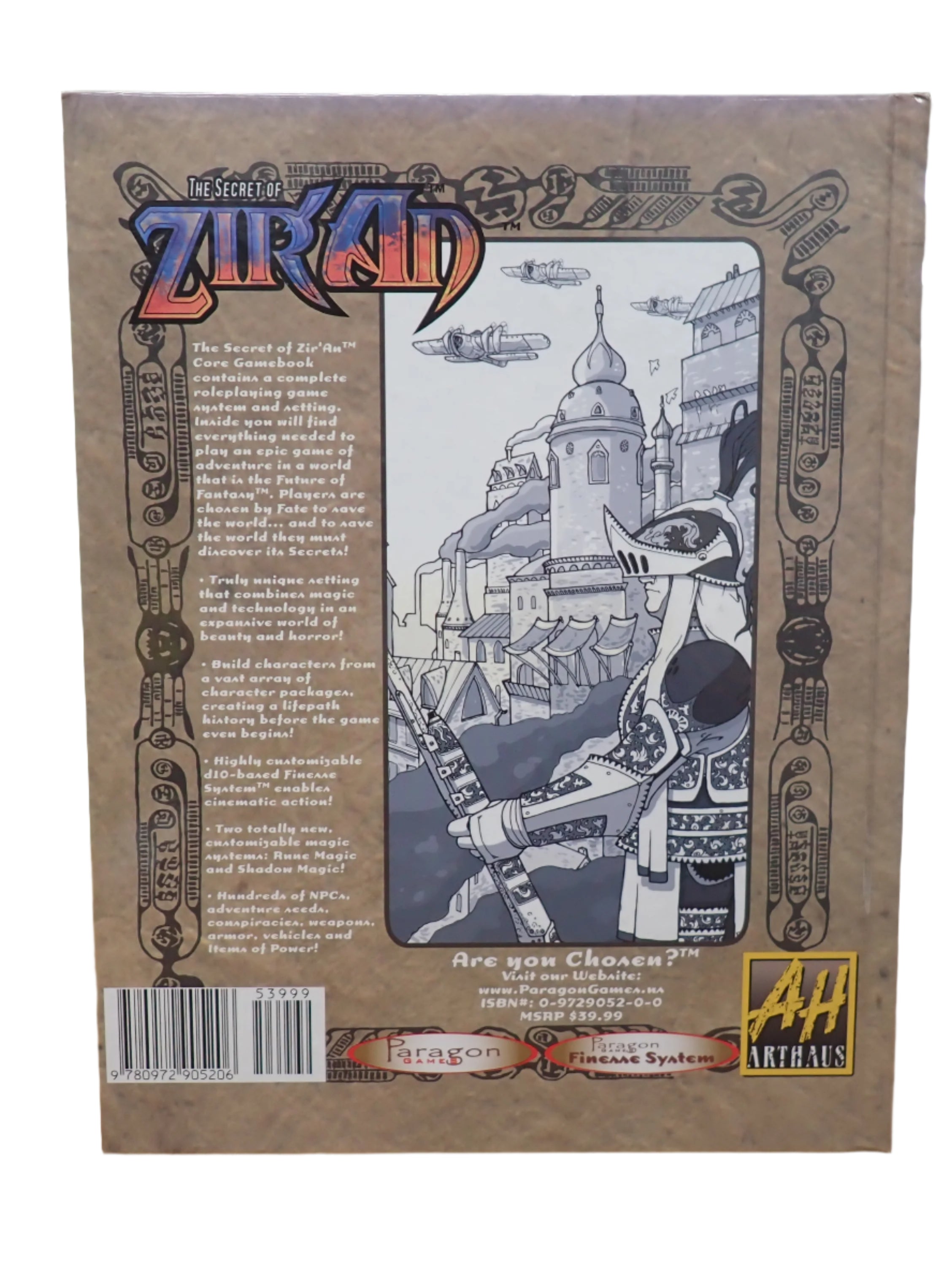 The Secret of Zir'An Core Book (USED)