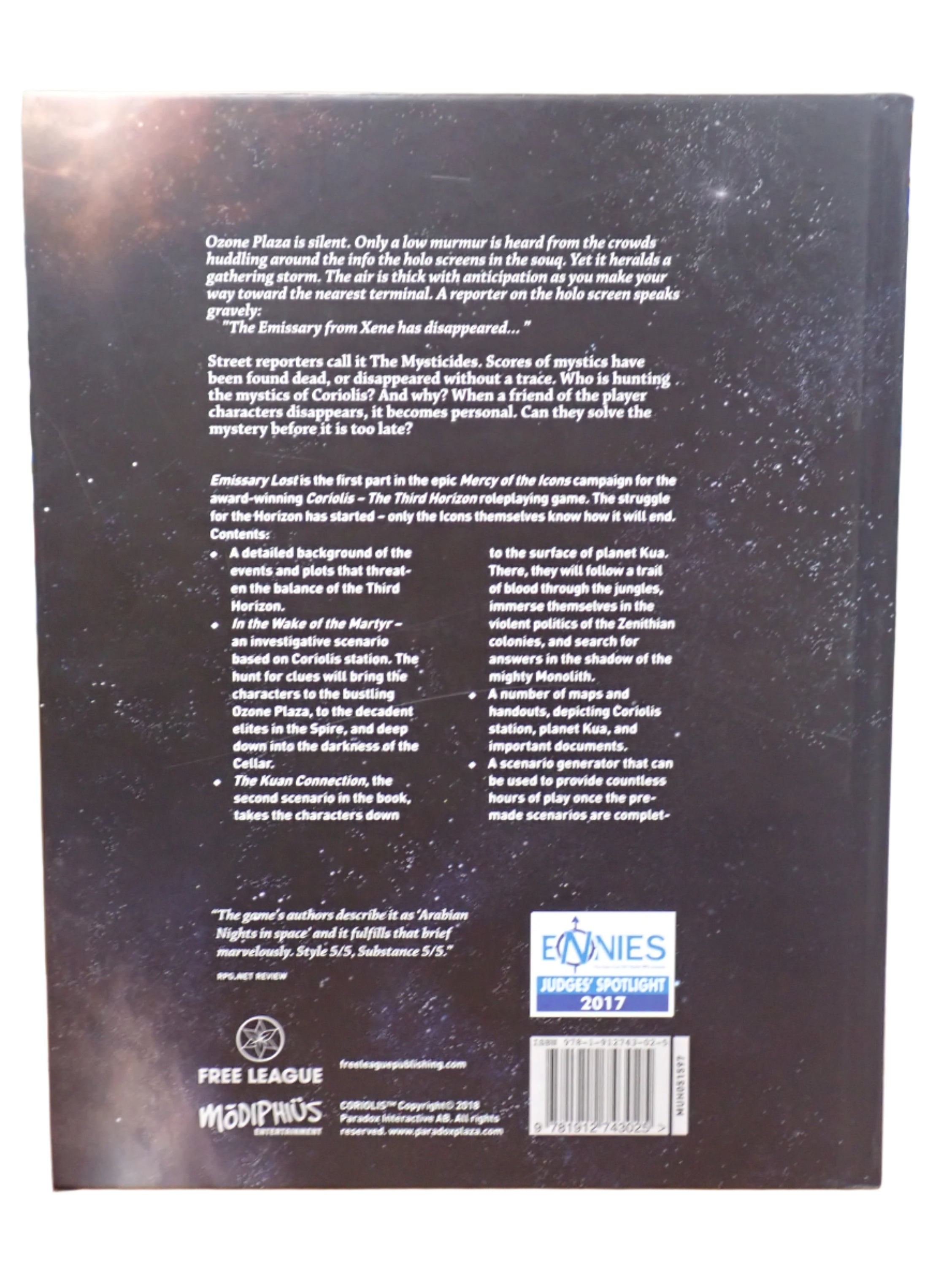 Coriolis: The Third Horizon - Mercy of the Icons: Emissary Lost (USED)