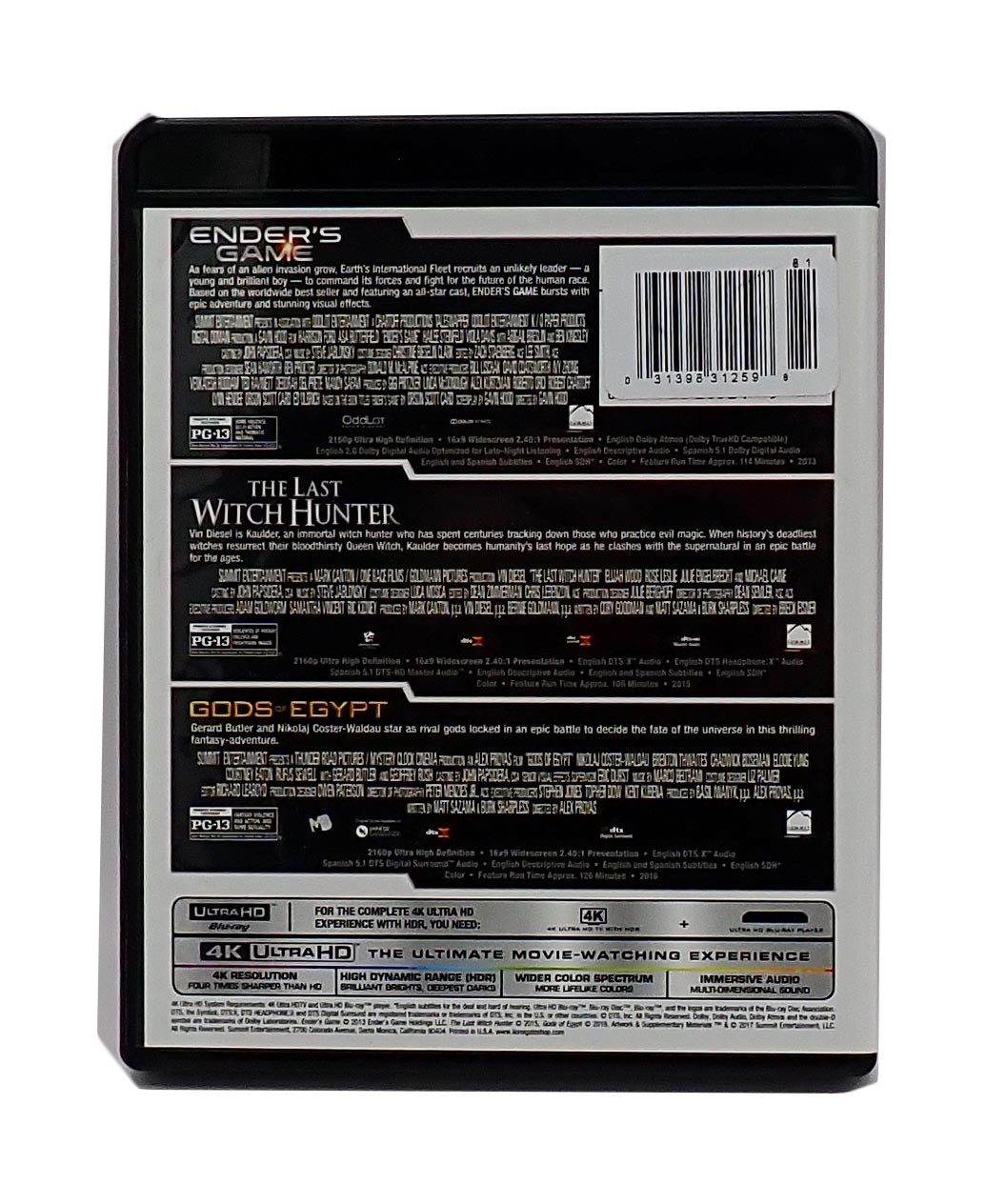 Ender's Game 3 Film Collection - DVD (Pre-Owned)