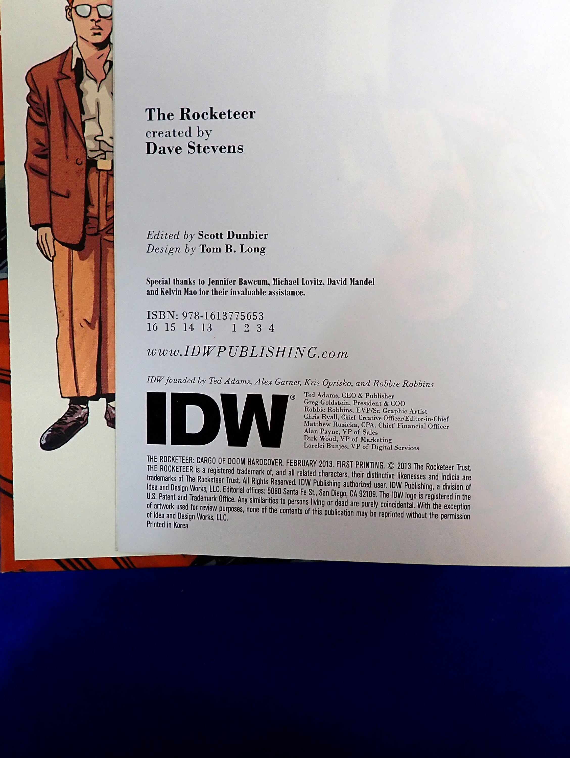 The Rocketeer: Cargo of Doom (2013) - 1st Print Hardcover [Pre-Owned]
