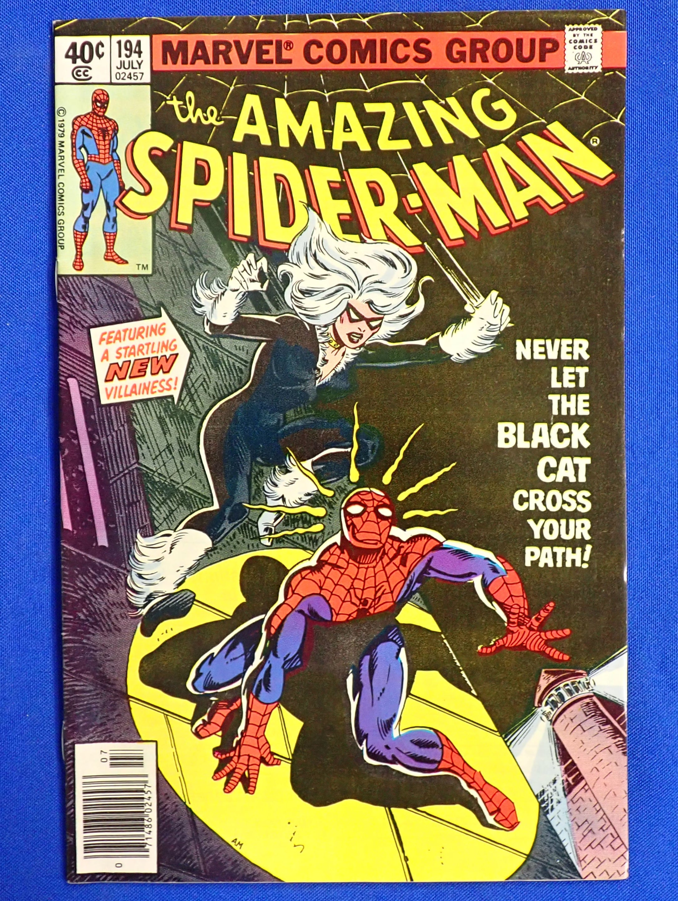 The Amazing Spider Man #194 (1979) - FN - 1st app. Black Cat
