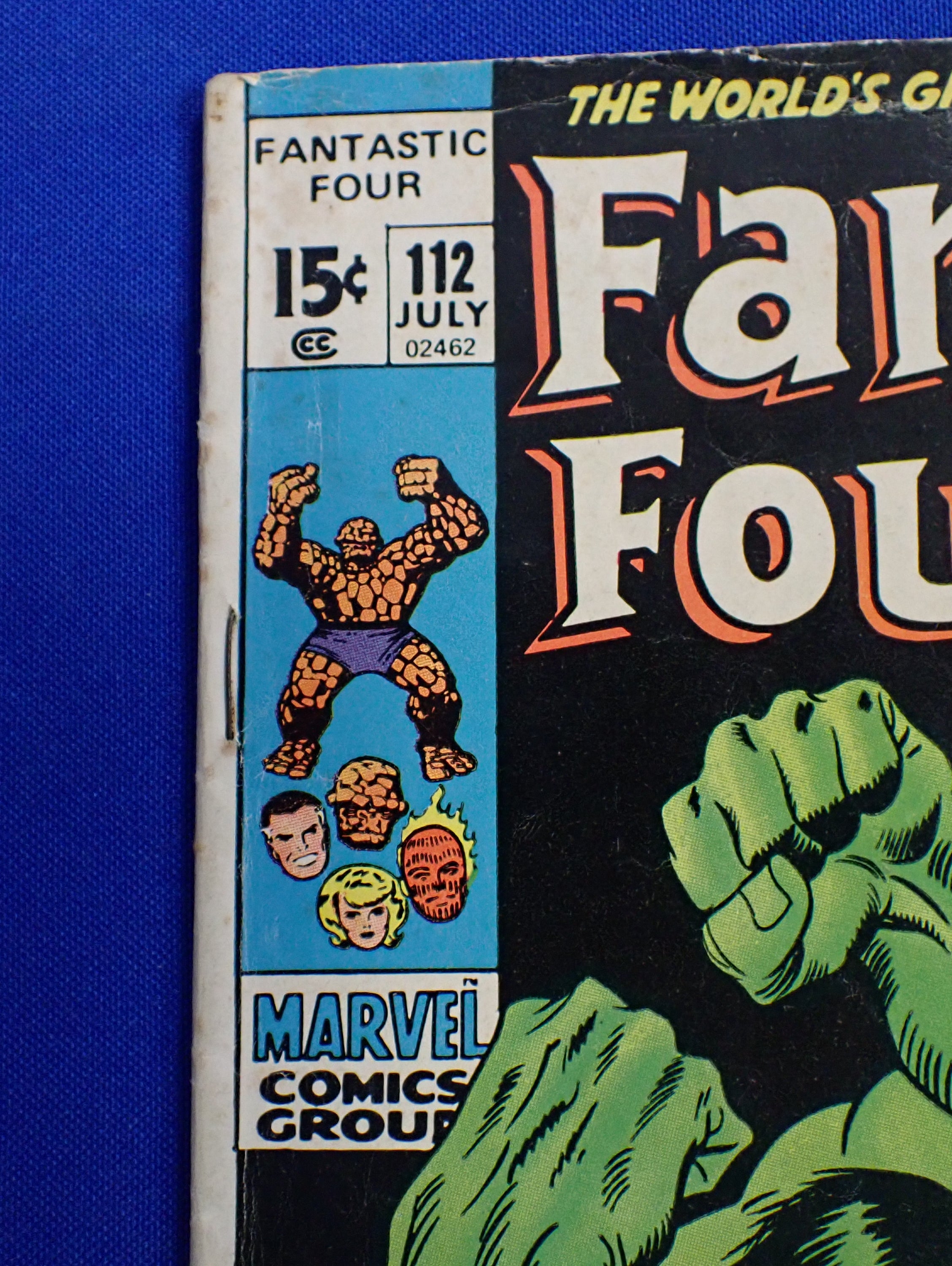 Fantastic Four #112 (1971) - GD - Hulk vs Thing
