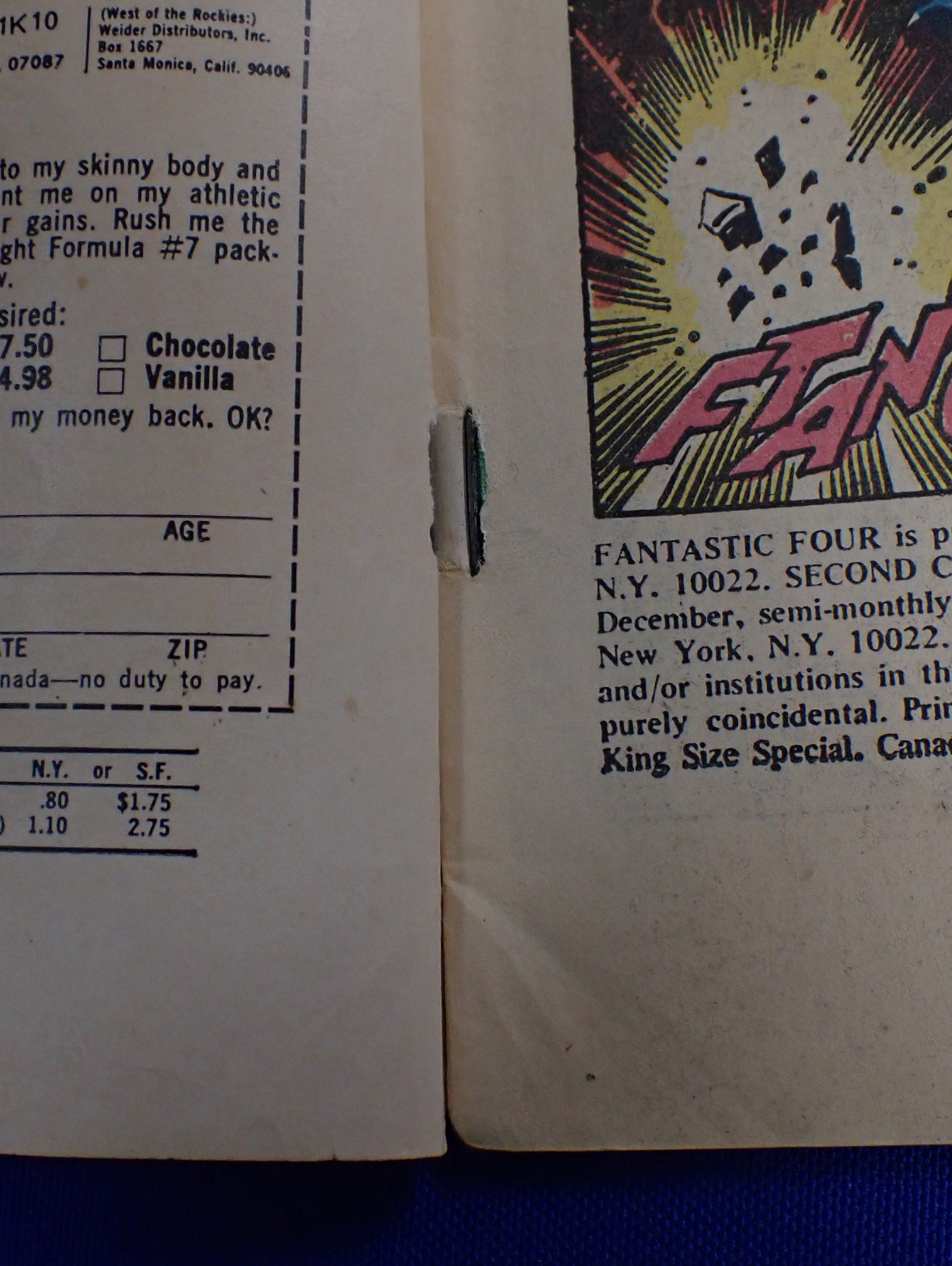 Fantastic Four #112 (1971) - GD - Hulk vs Thing