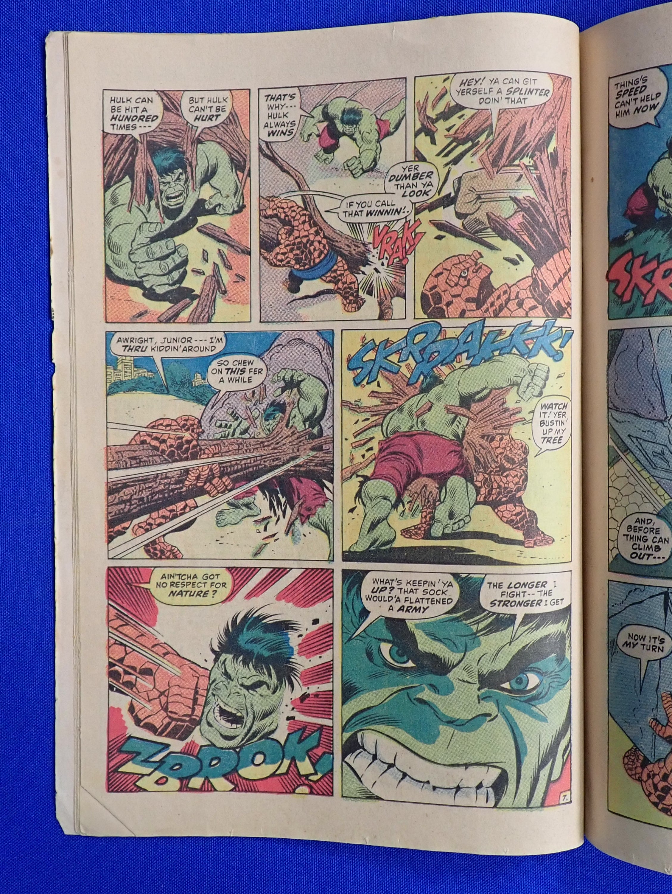 Fantastic Four #112 (1971) - GD - Hulk vs Thing