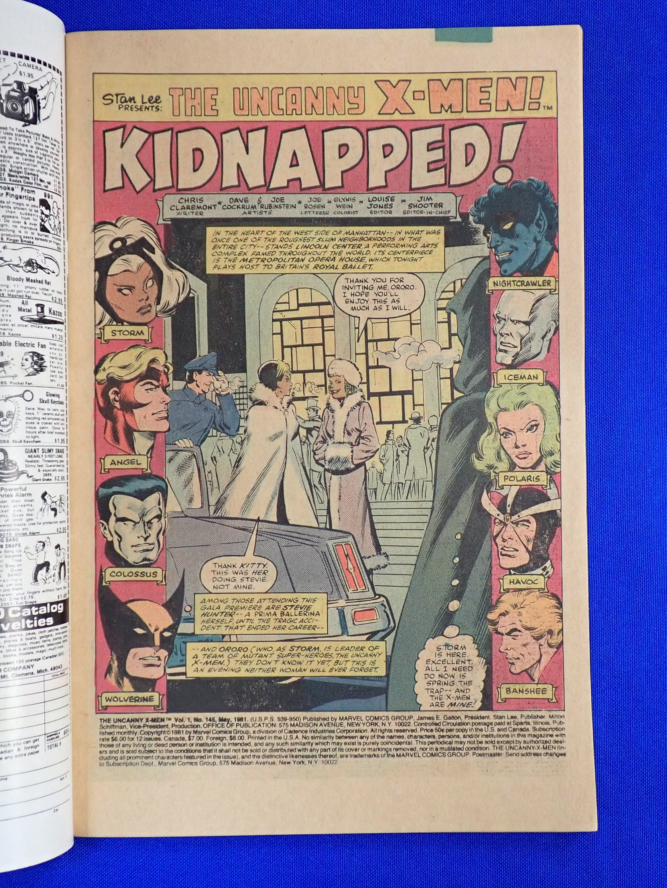 The Uncanny X-Men #145 (1981) - 7.0 FN/VF