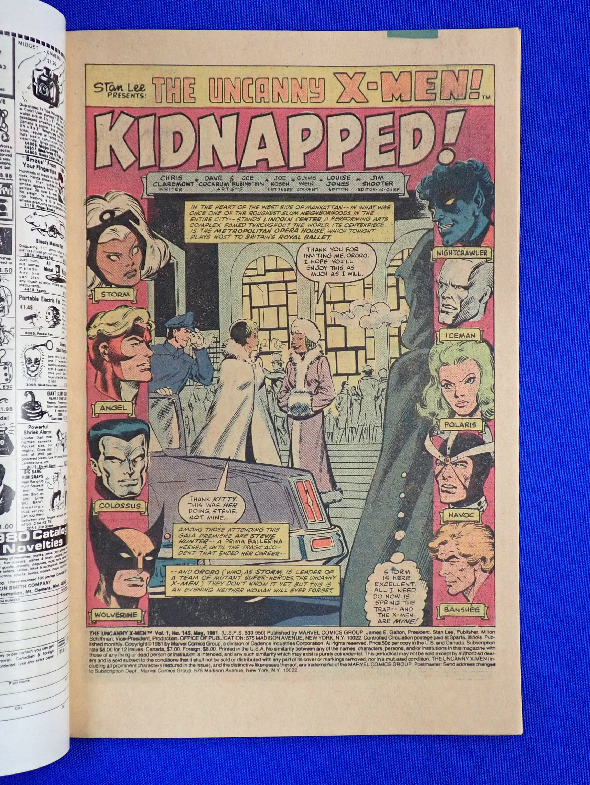The Uncanny X-Men #145 (1981) - 7.0 FN/VF