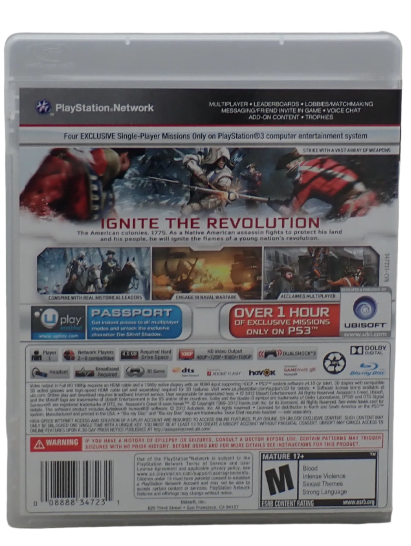 Assassin's Creed III - PS3