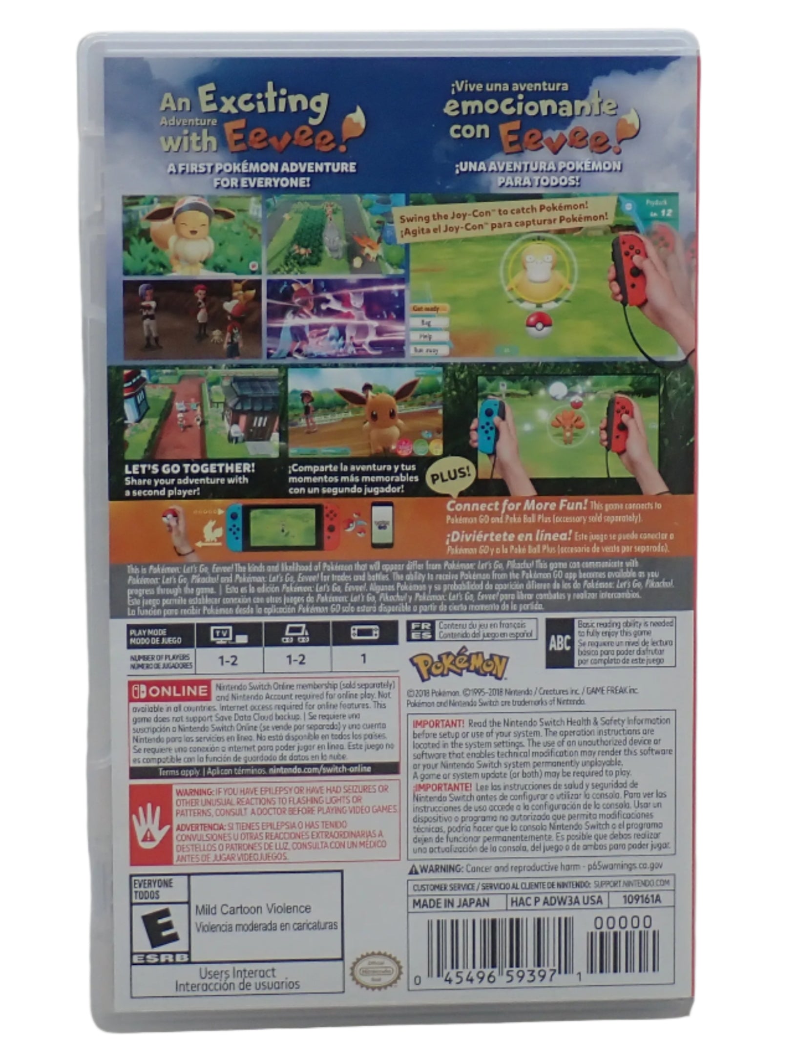 Pokémon Let's Go Eevee - Switch