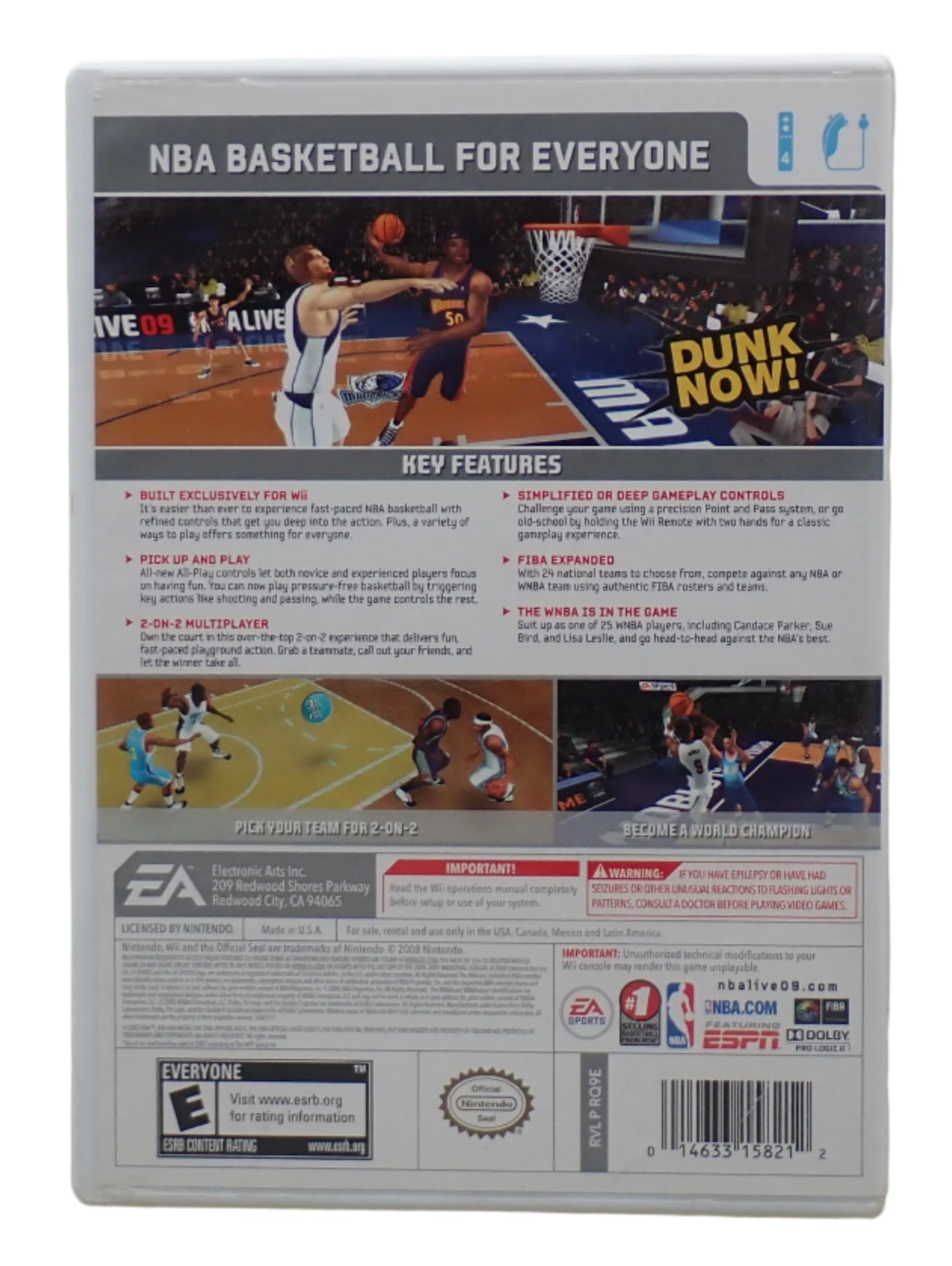 NBA Live 09 All-Play - Wii