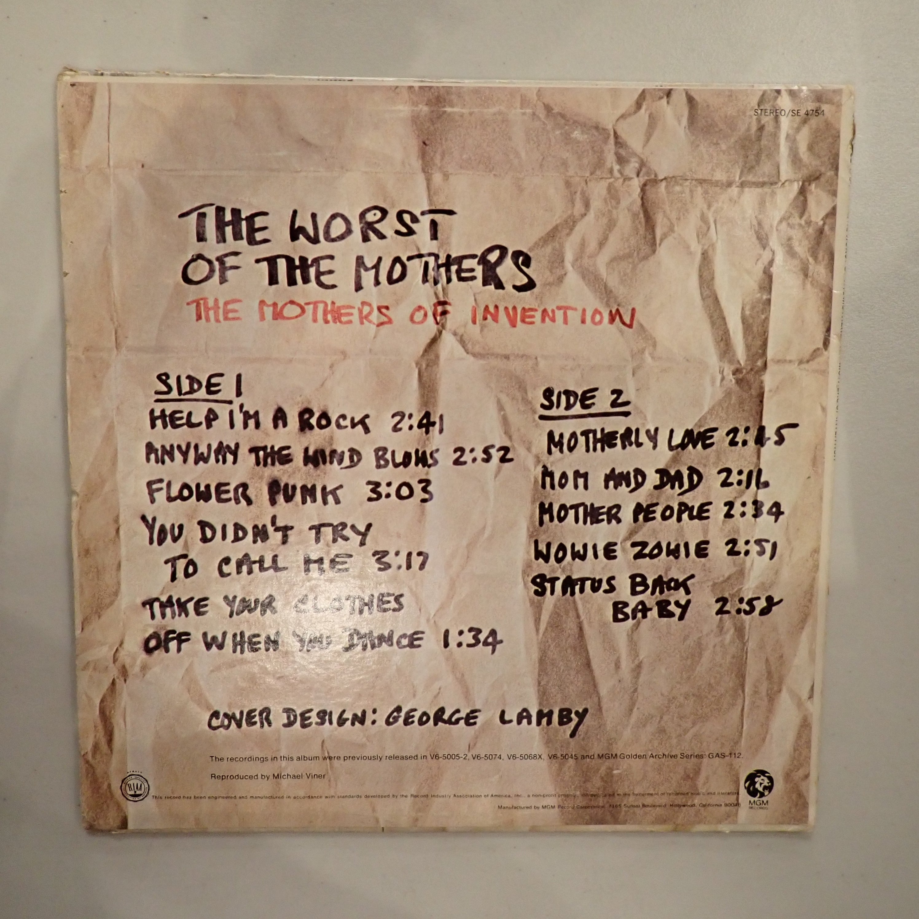 The Mothers Of Invention – The Worst Of The Mothers
