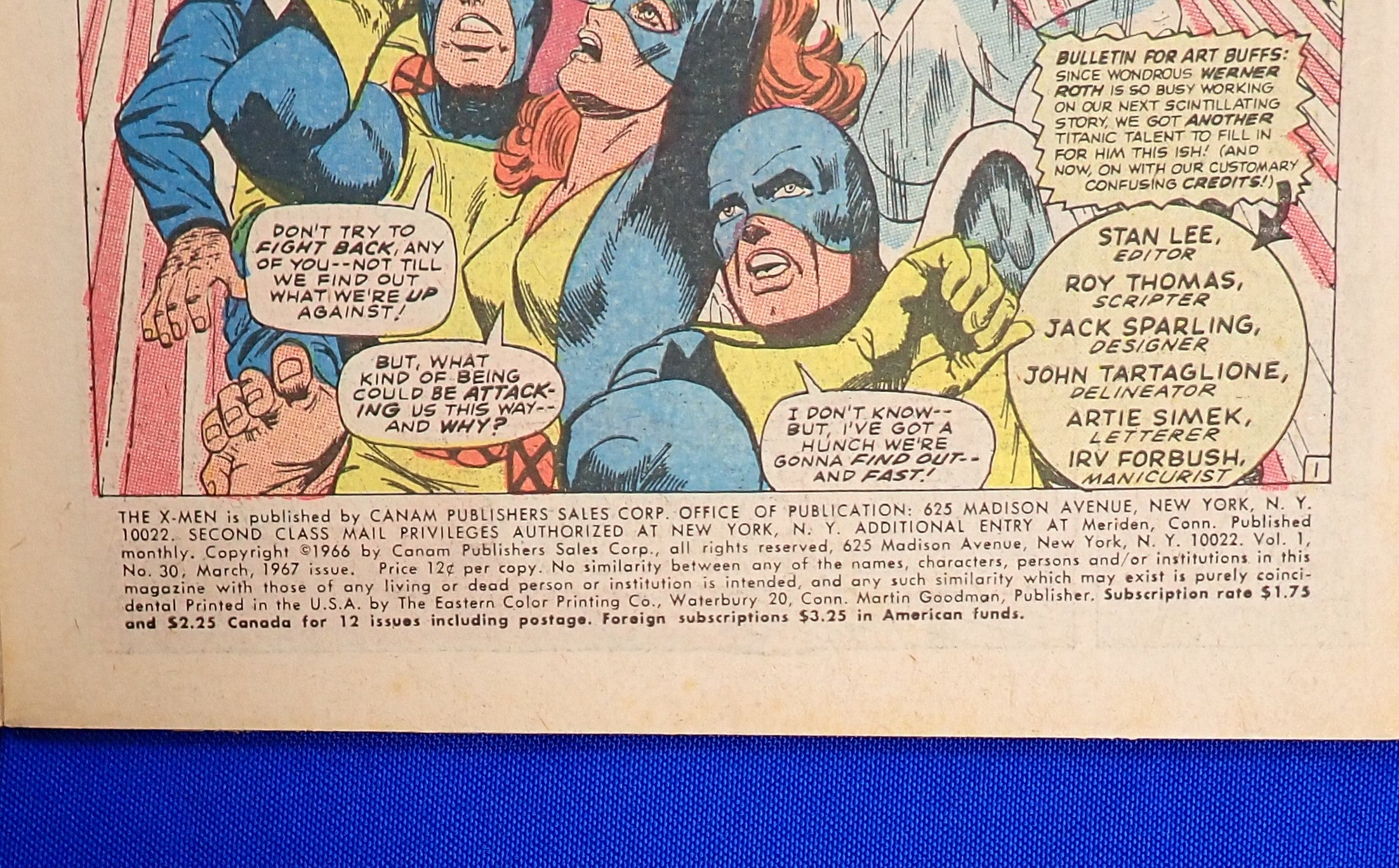 X-Men #30 (1967) - FN- (5.5) - Silver Age Issue