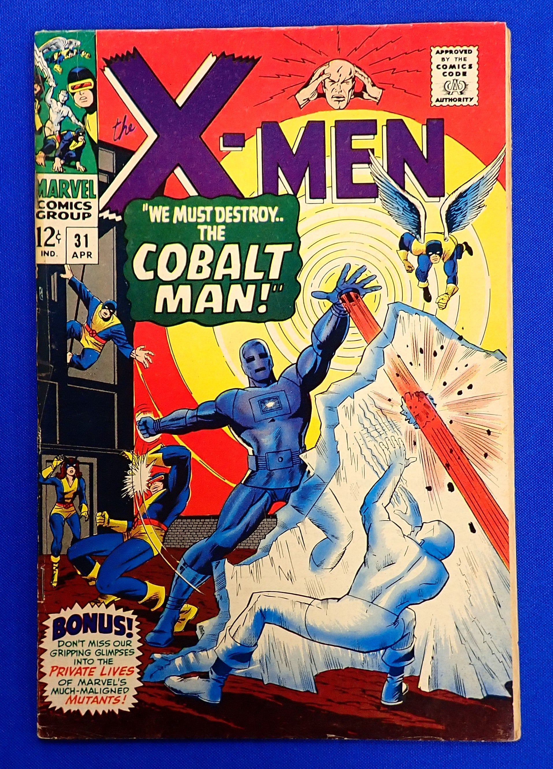 X-Men #31 (1967) - GD+/VG (2.5-3.0) - 1st Cobalt Man App.