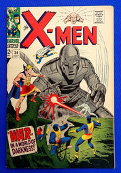 X-Men #34 (1967) - VG+/FN (4.5-5.0) - Silver Age Issue