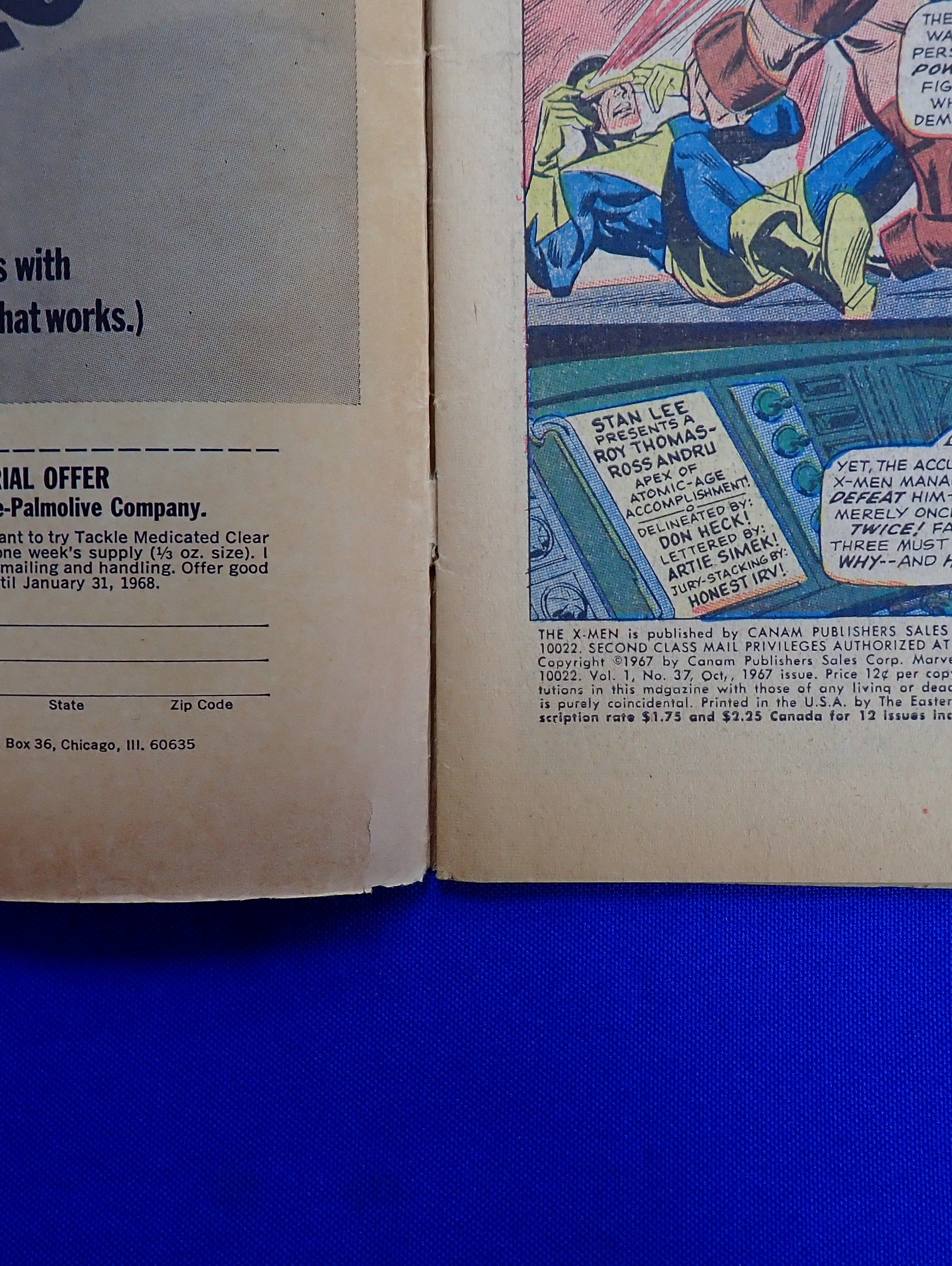 X-Men #37 (1967) - GD (2.0) - Silver Age Issue