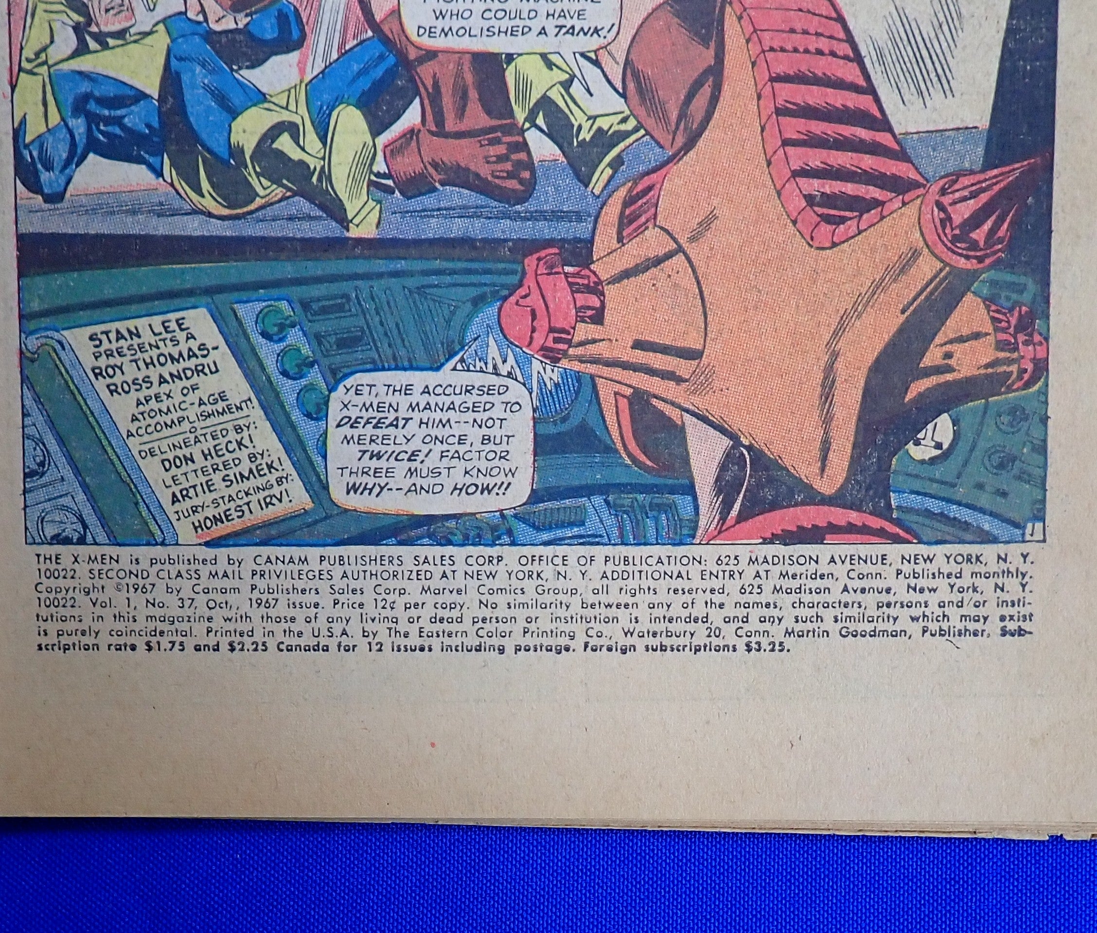 X-Men #37 (1967) - GD (2.0) - Silver Age Issue