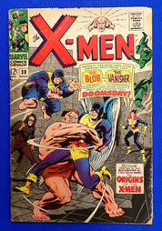 X-Men #38 (1967) - FR/GD (1.0-1.5) - Origin Back-Up Stories