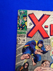 X-Men #38 (1967) - FR/GD (1.0-1.5) - Origin Back-Up Stories