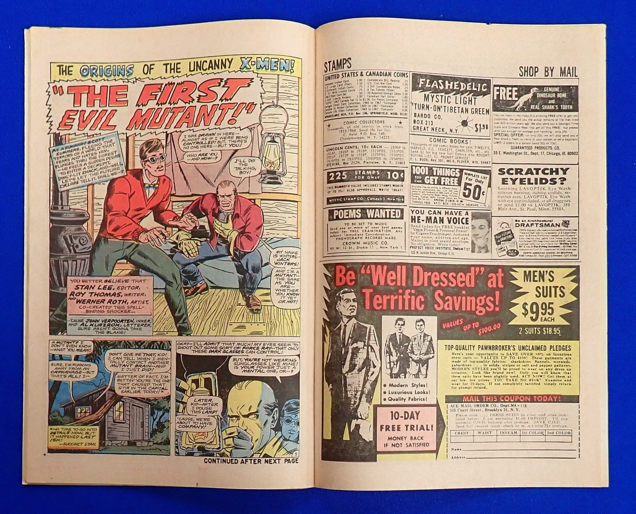 X-Men #40 (1968) - VG/FN- (5.0-5.5) - Origin of Cyclops Continued