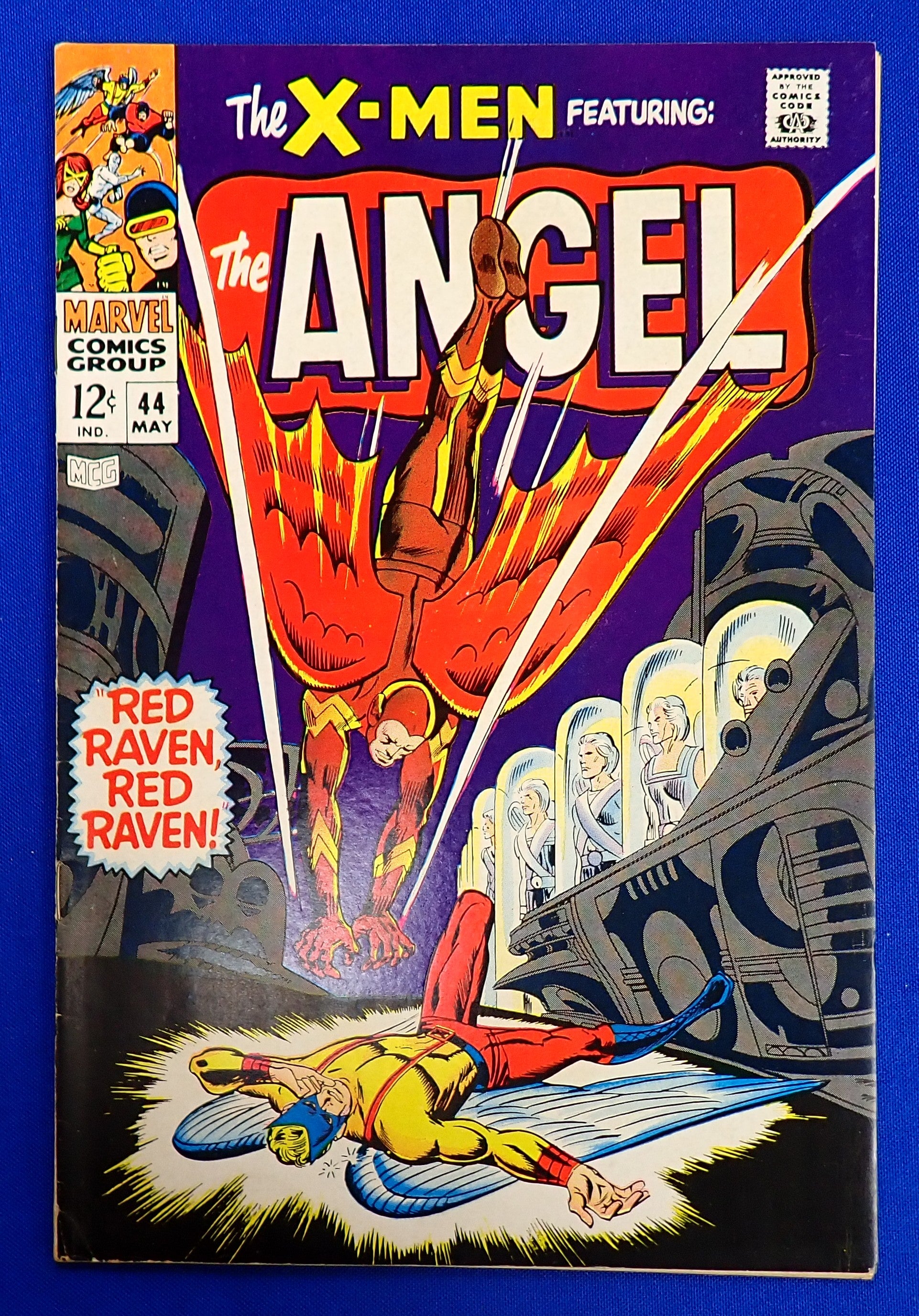 X-Men #44 (1968) - FN/FN+ (6.0-6.5) - 1st Silver Age App. Red Raven